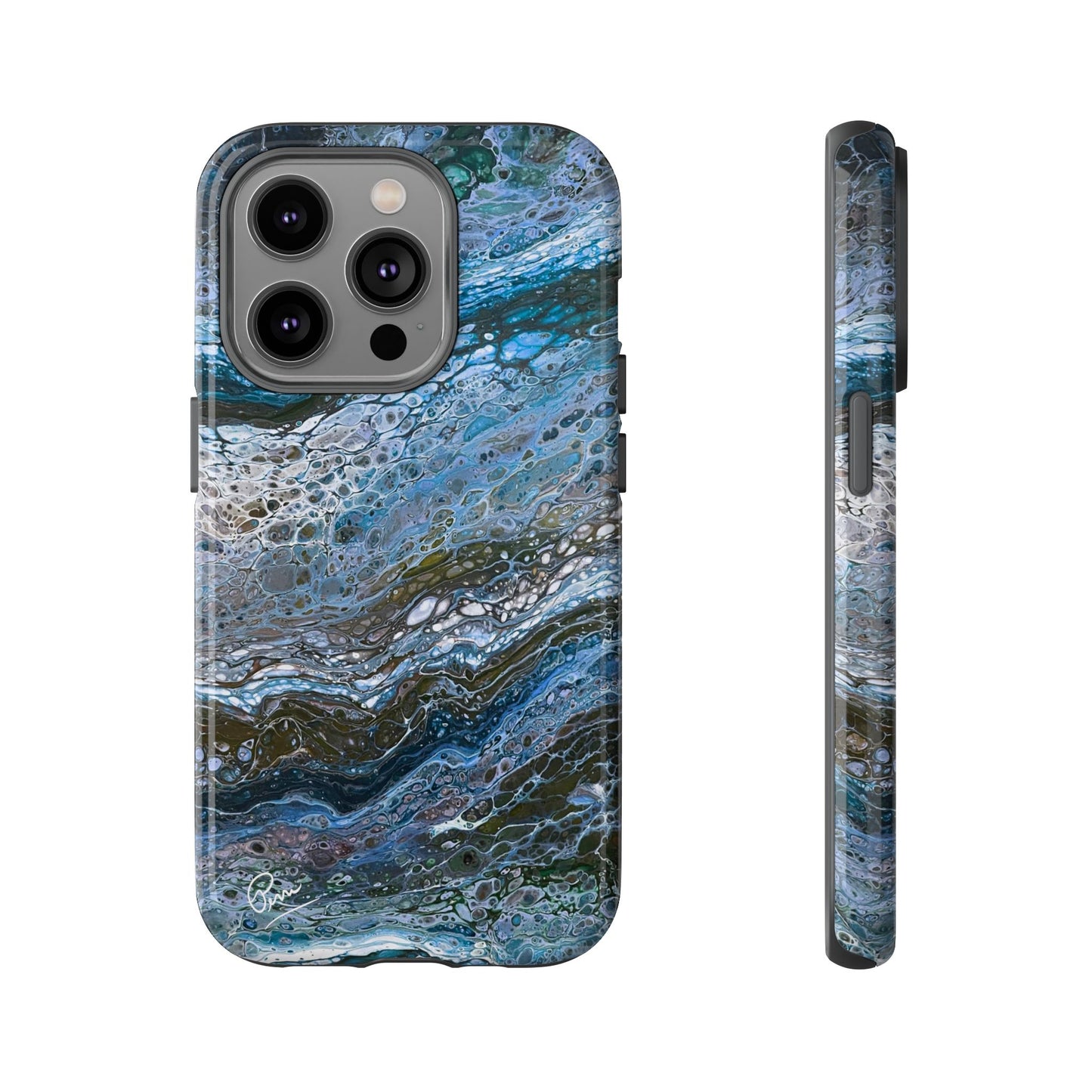 Blue Waves - Arty Tough Case iPhone