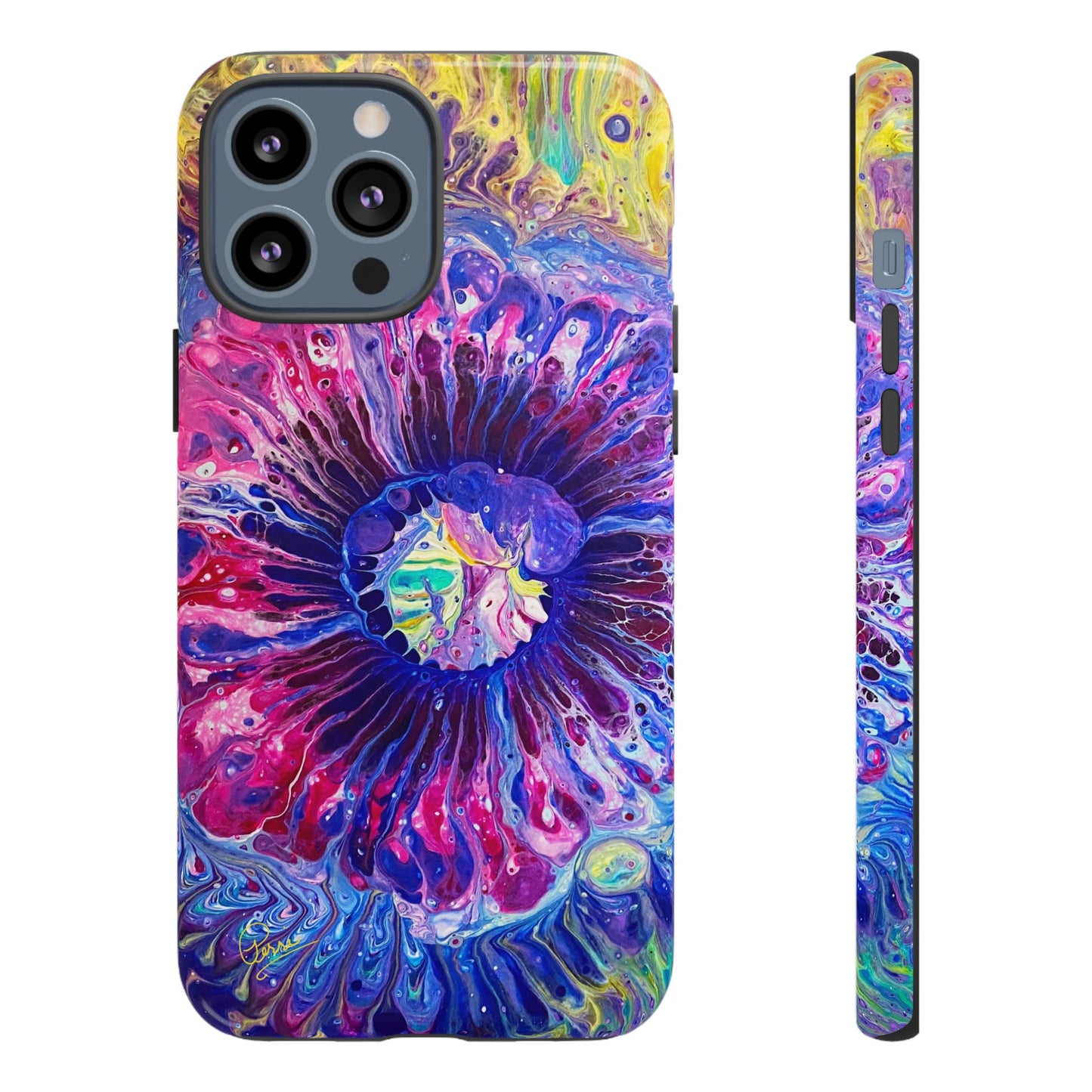 Psychedelia Flower - Arty Tough Case iPhone