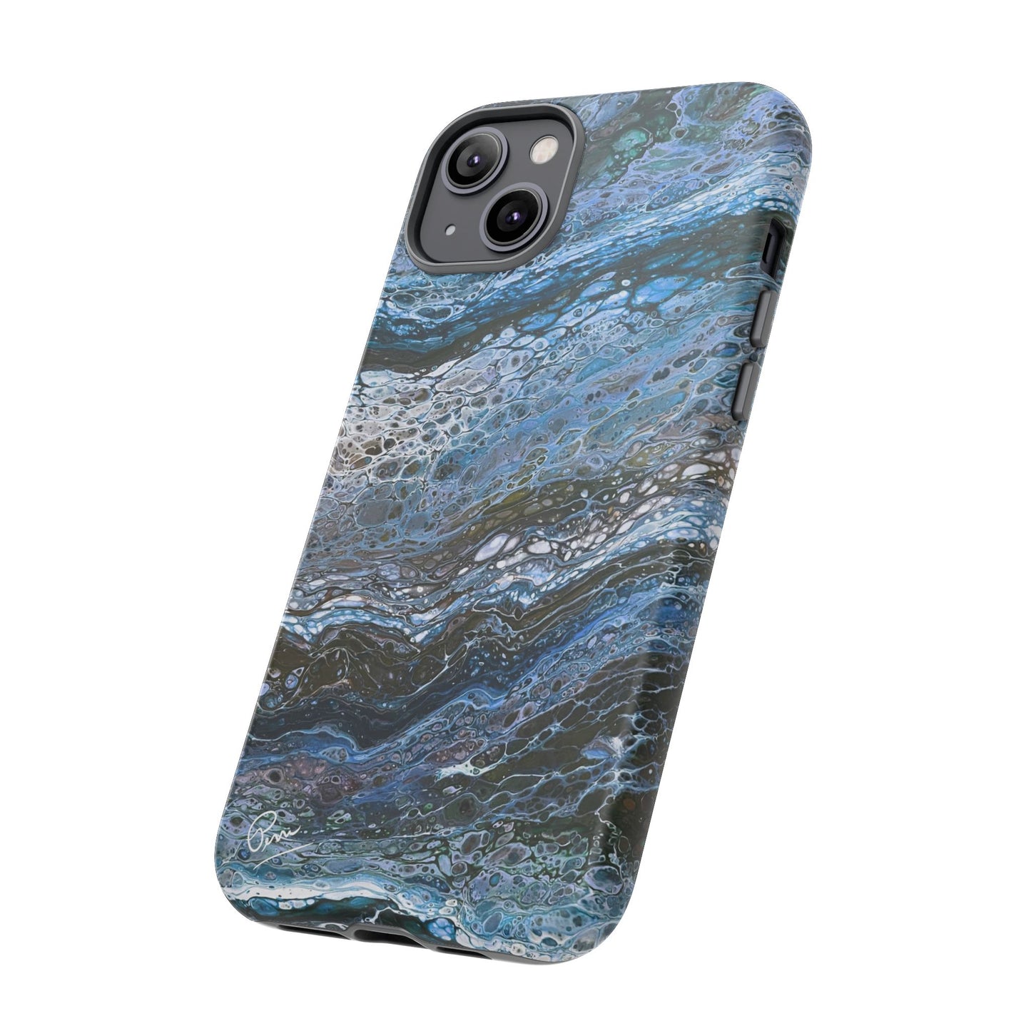 Blue Waves - Arty Tough Case iPhone