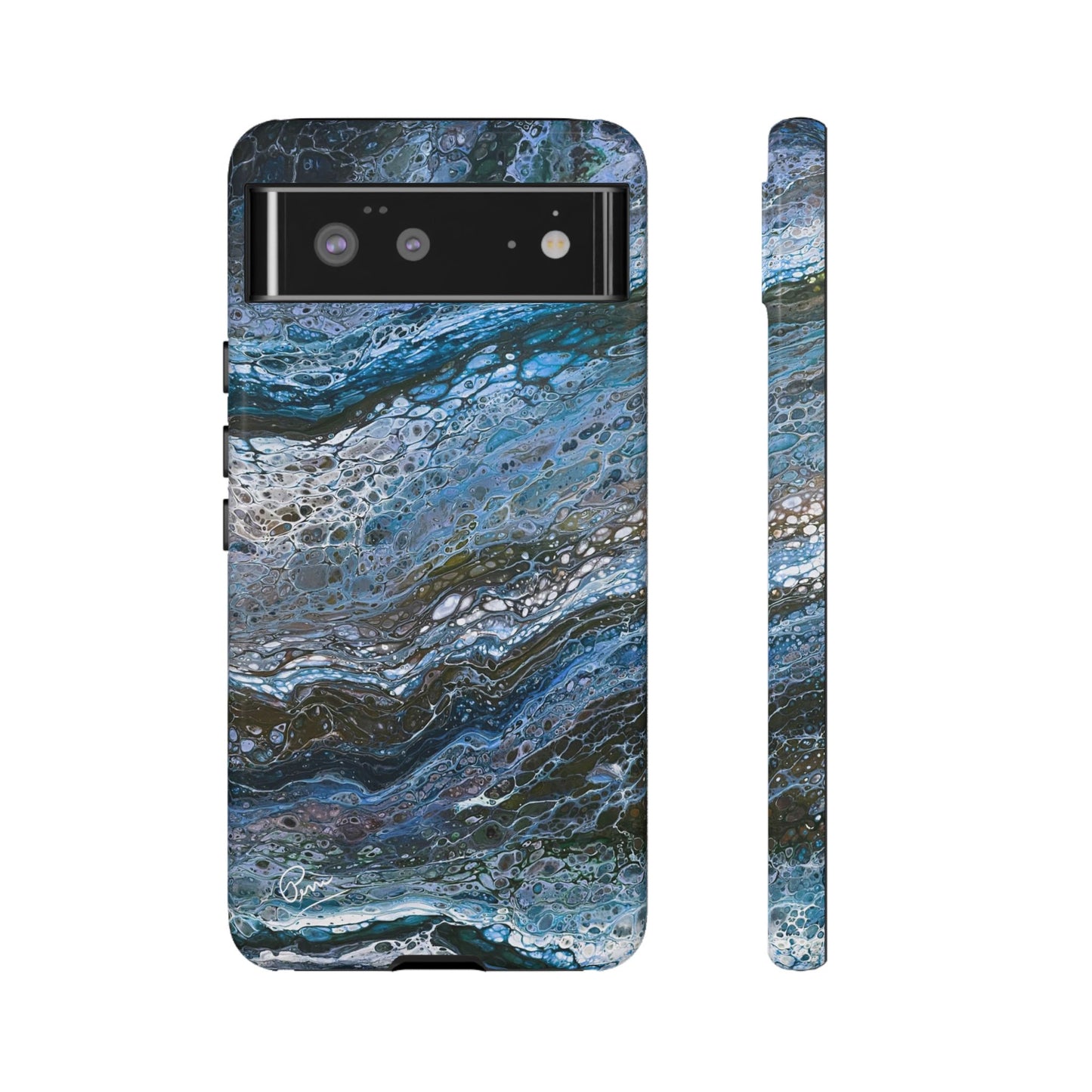 Blue Waves - Arty Tough Case iPhone