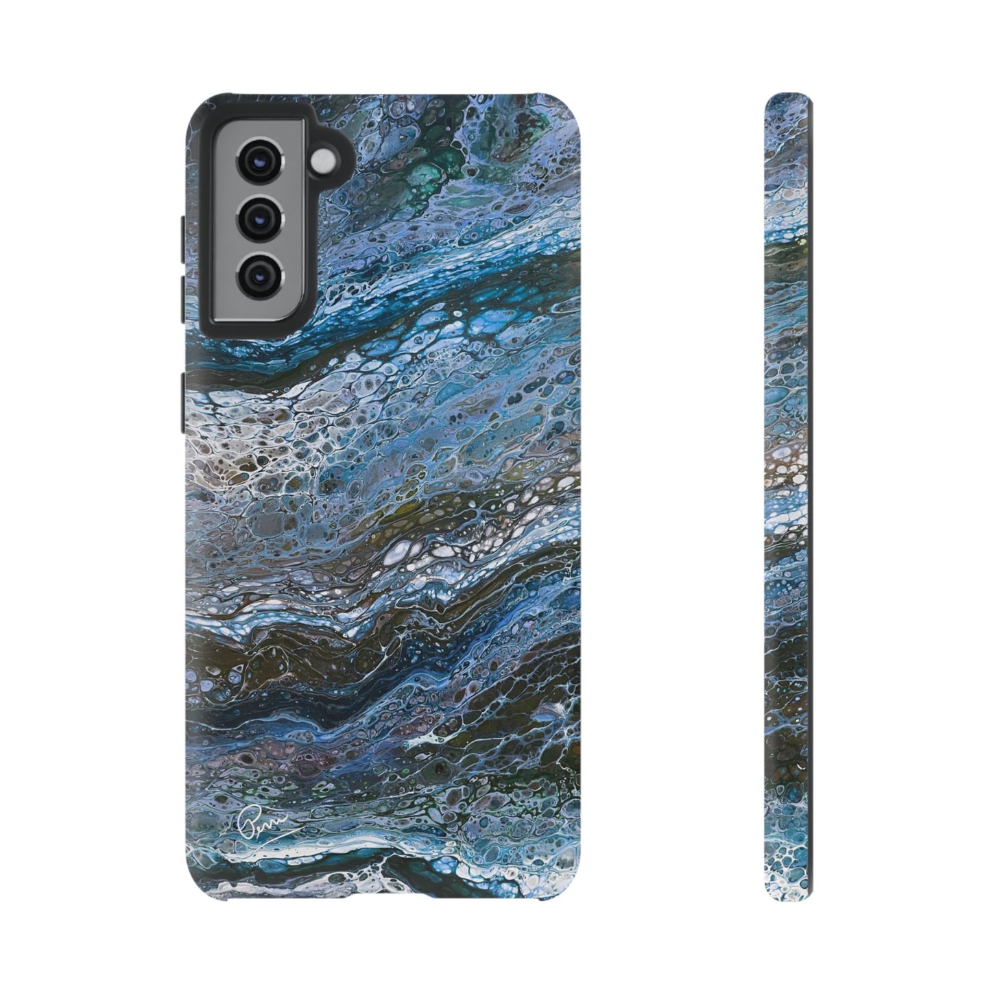 Blue Waves - Arty Tough Case iPhone
