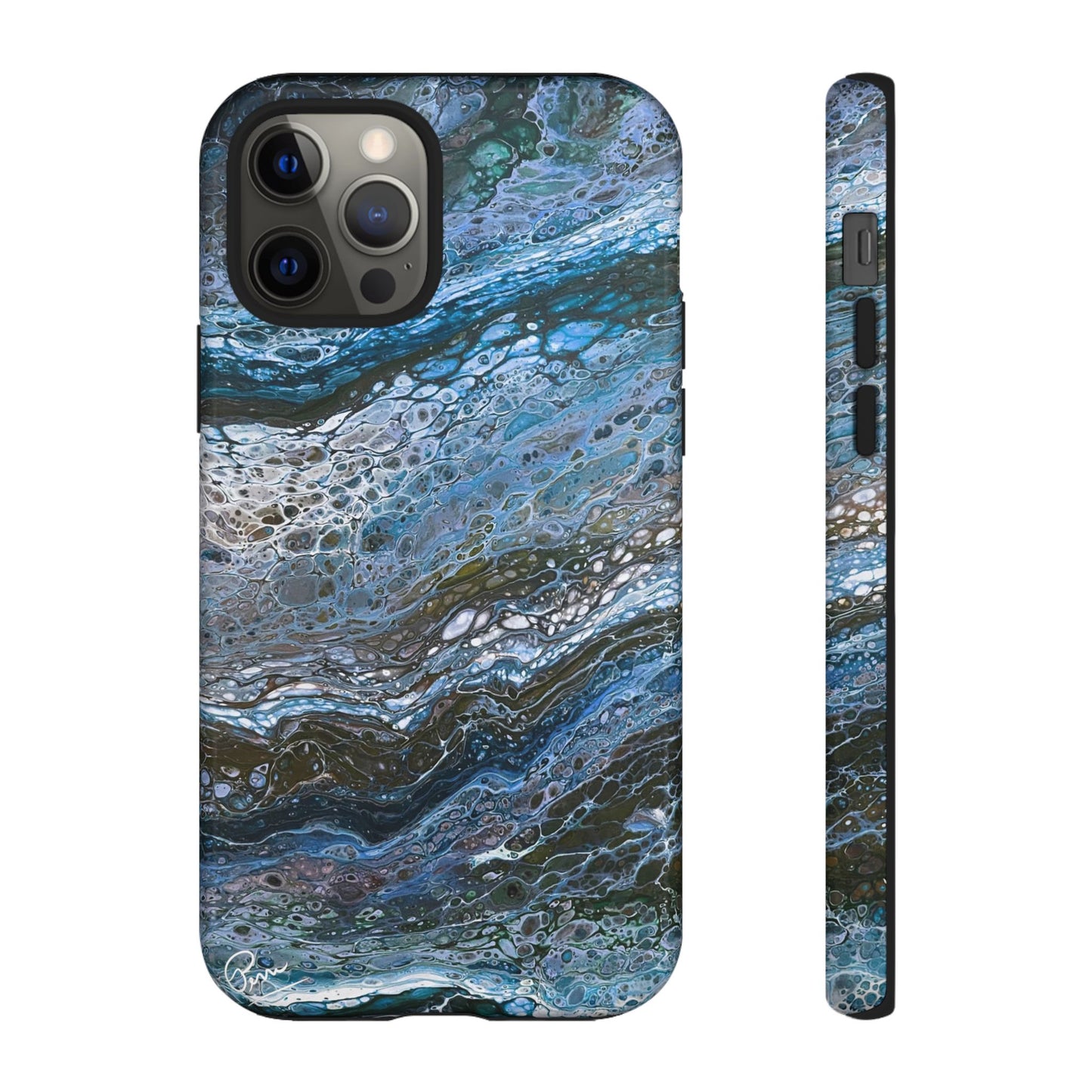 Blue Waves - Arty Tough Case iPhone