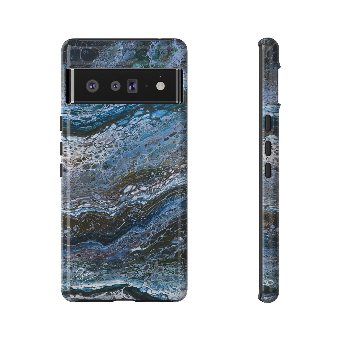 Blue Waves - Arty Tough Case iPhone