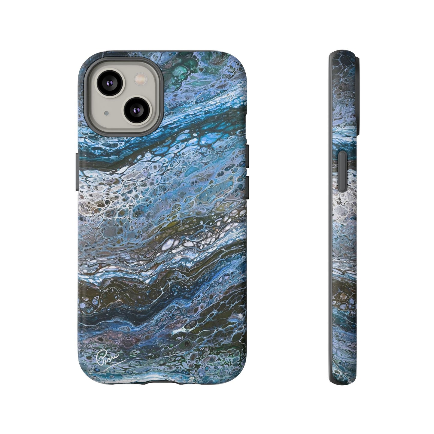 Blue Waves - Arty Tough Case iPhone