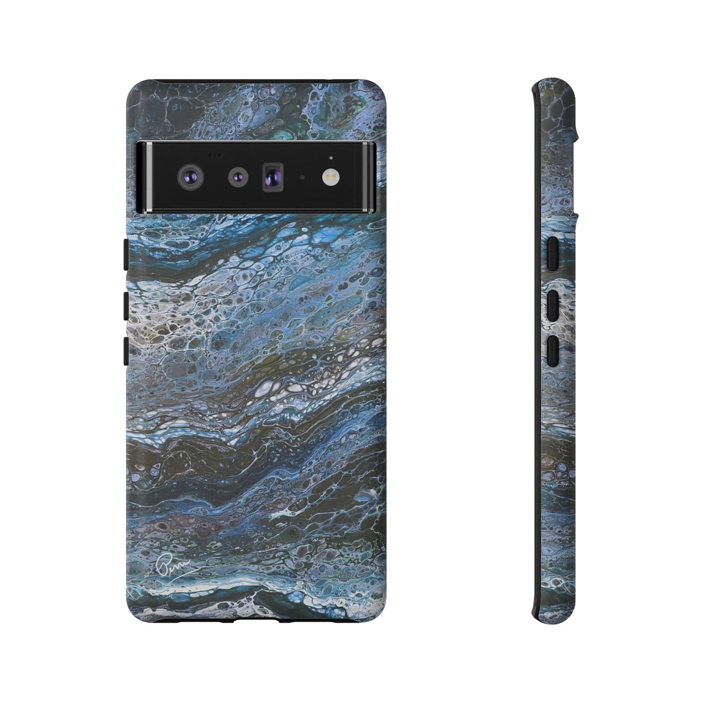 Blue Waves - Arty Tough Case iPhone