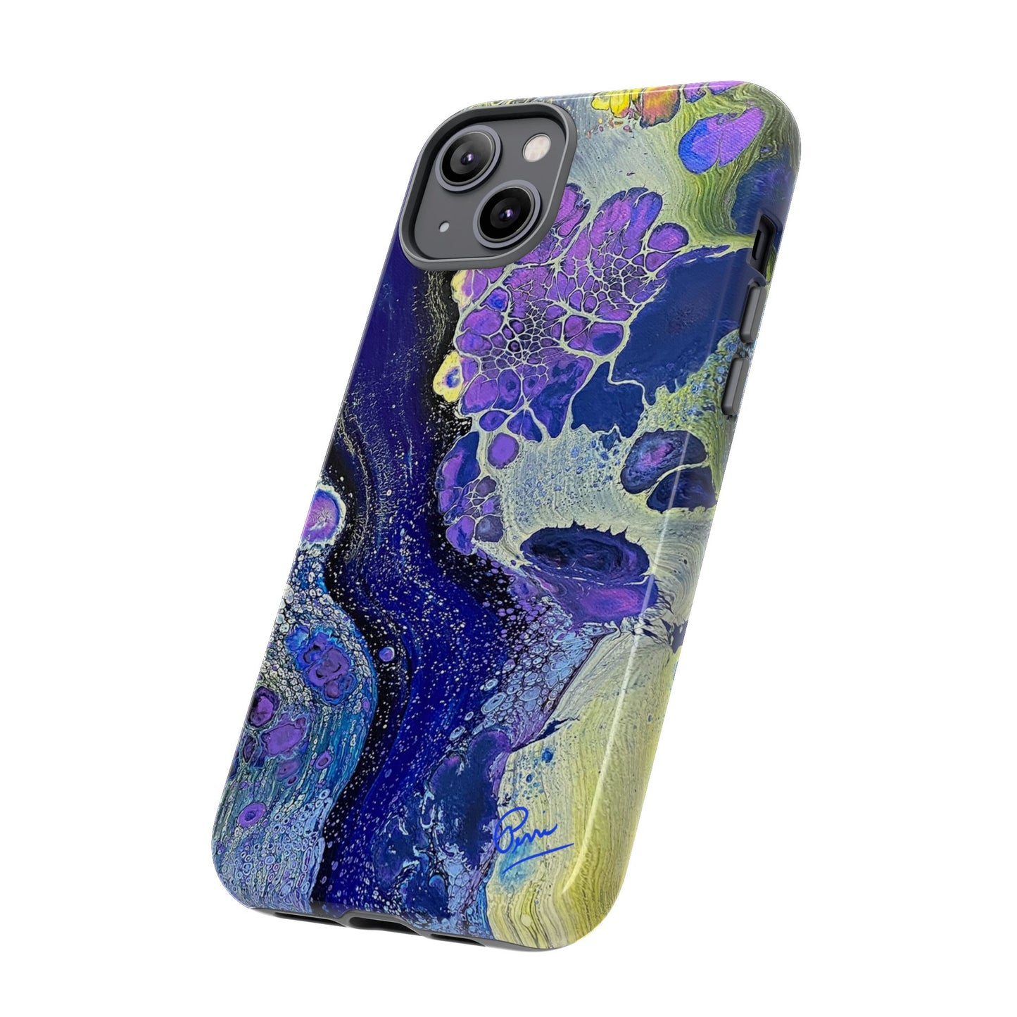 "Moon Flower" Arty Tough Case iPhone