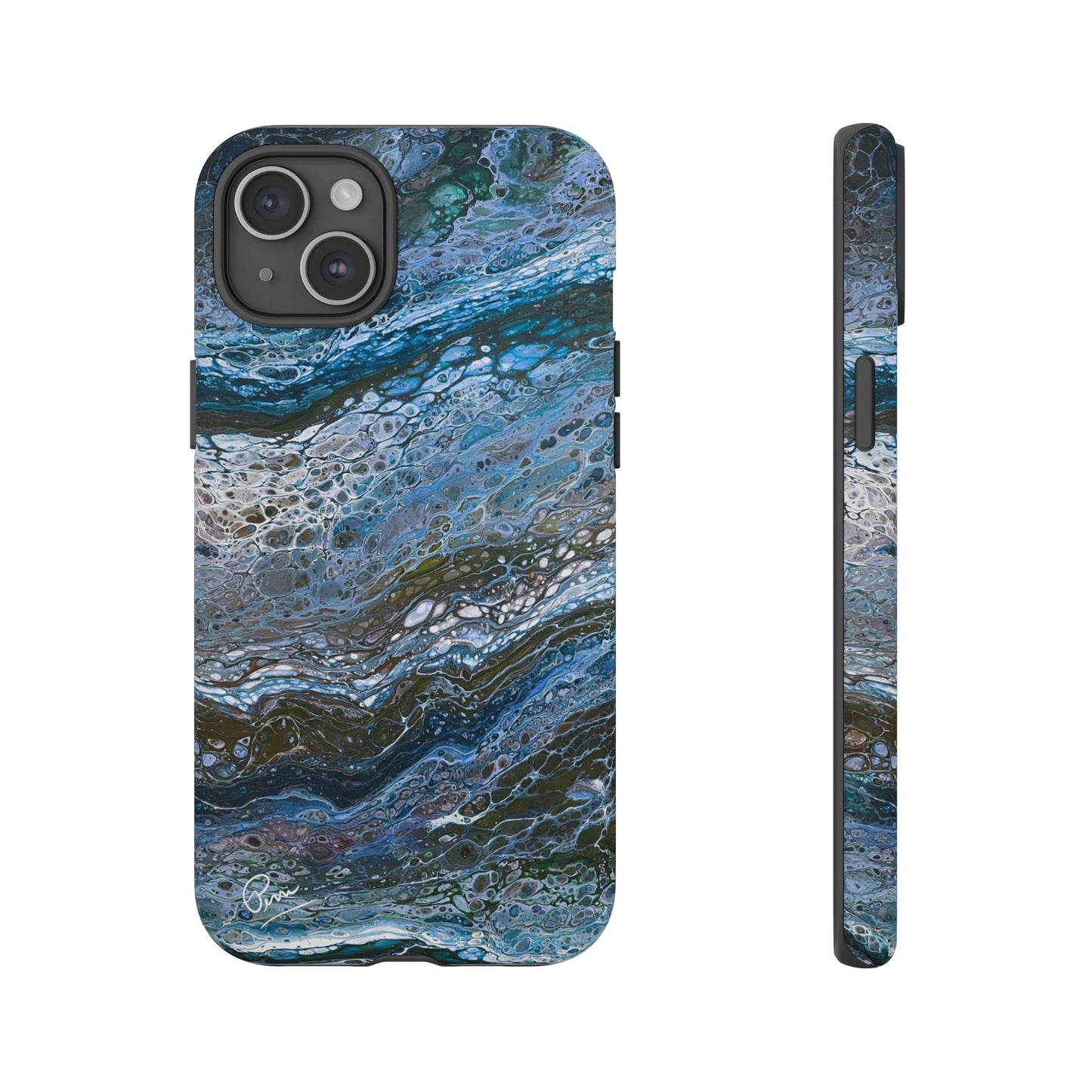 Blue Waves - Arty Tough Case iPhone