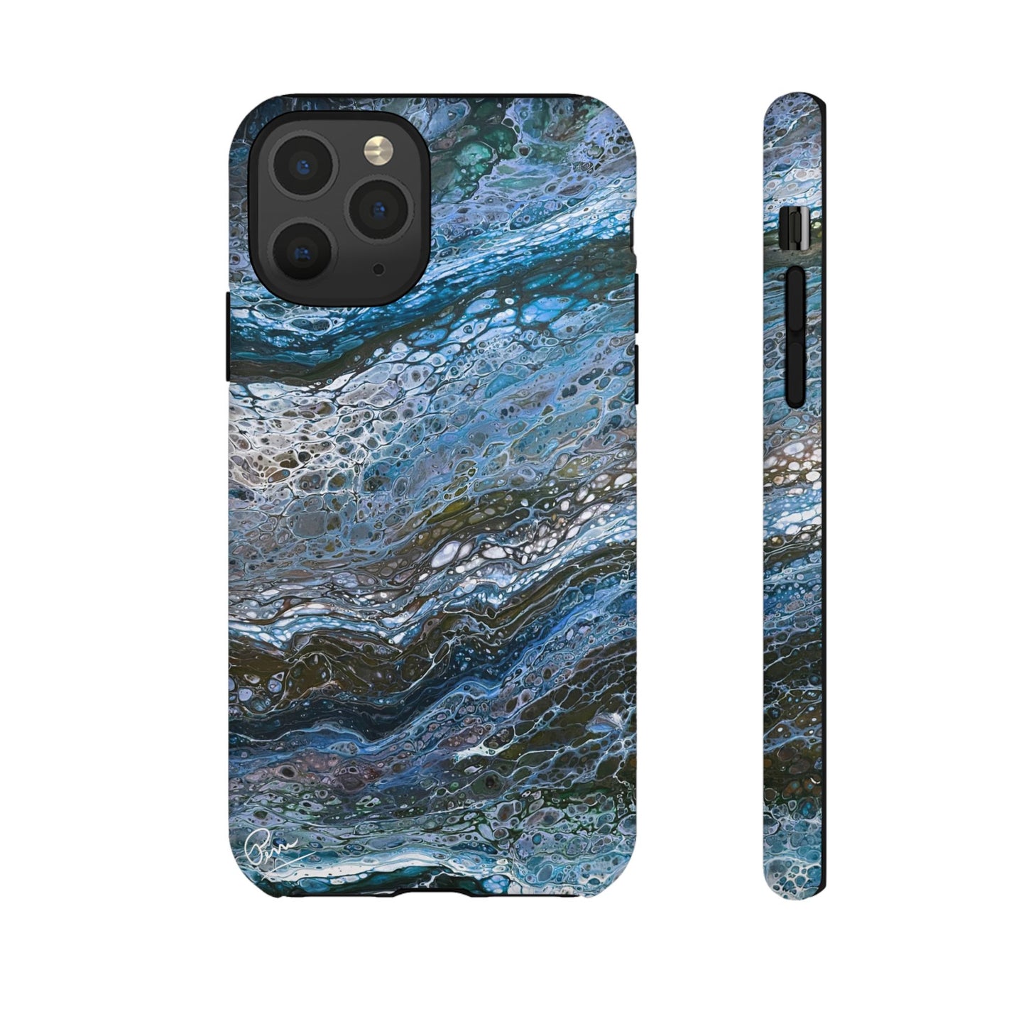 Blue Waves - Arty Tough Case iPhone