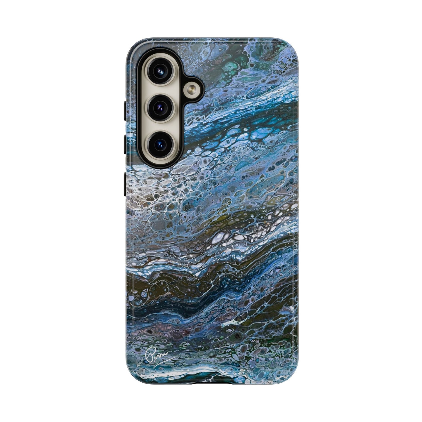 Blue Waves - Arty Tough Case iPhone
