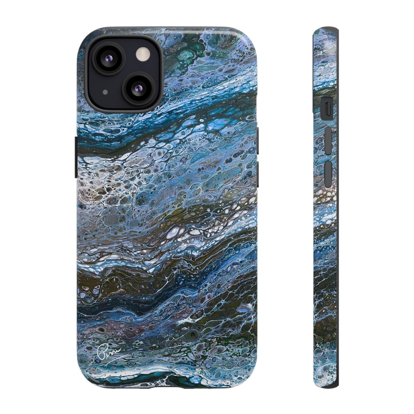 Blue Waves - Arty Tough Case iPhone