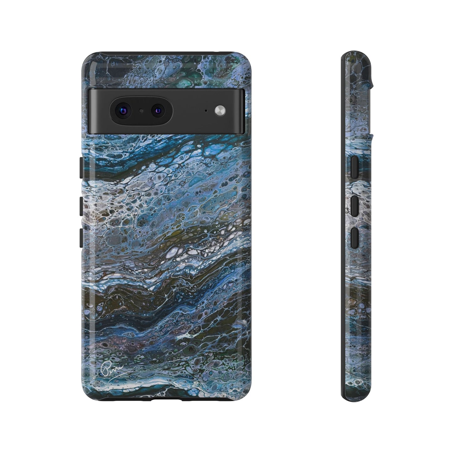 Blue Waves - Arty Tough Case iPhone