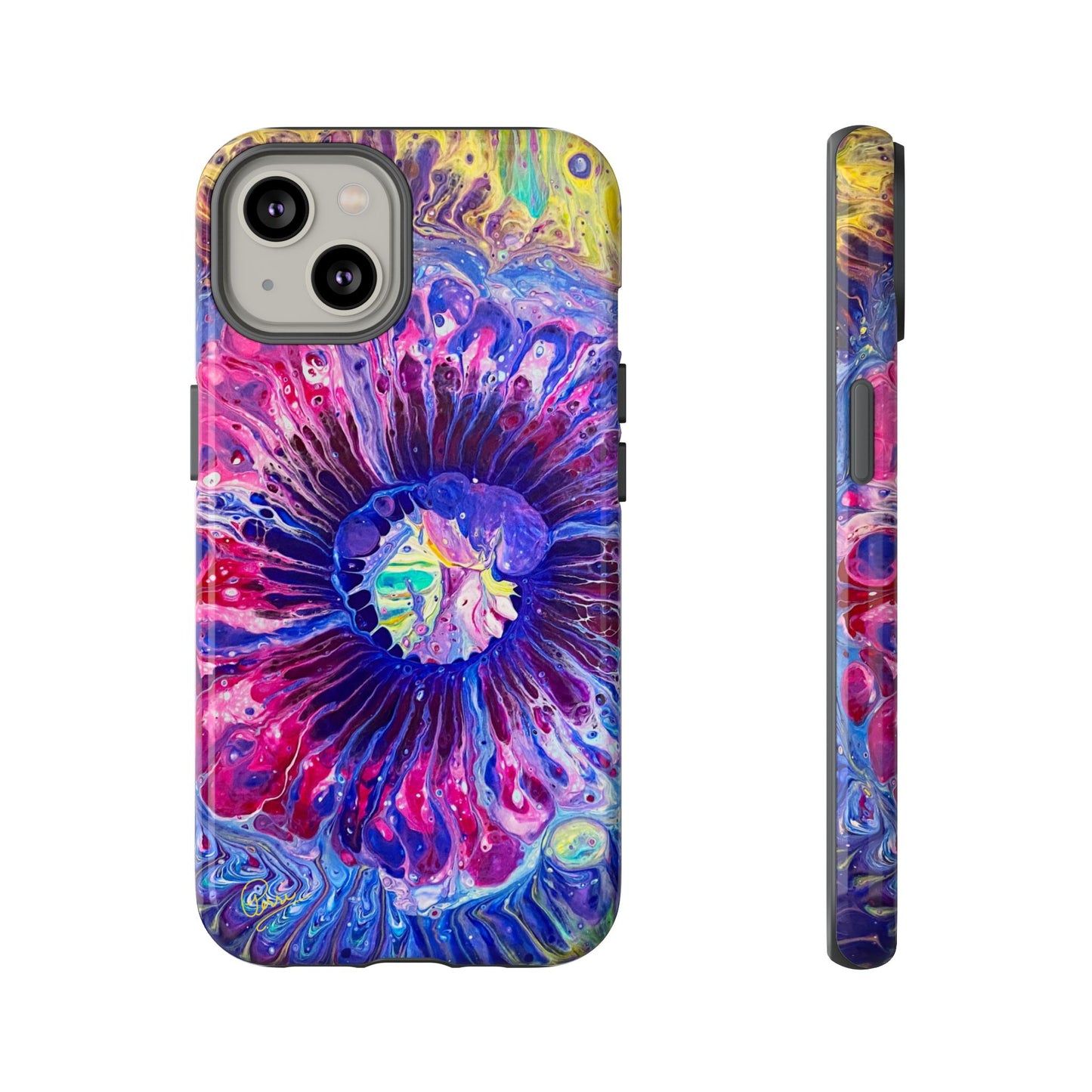 Psychedelia Flower - Arty Tough Case iPhone
