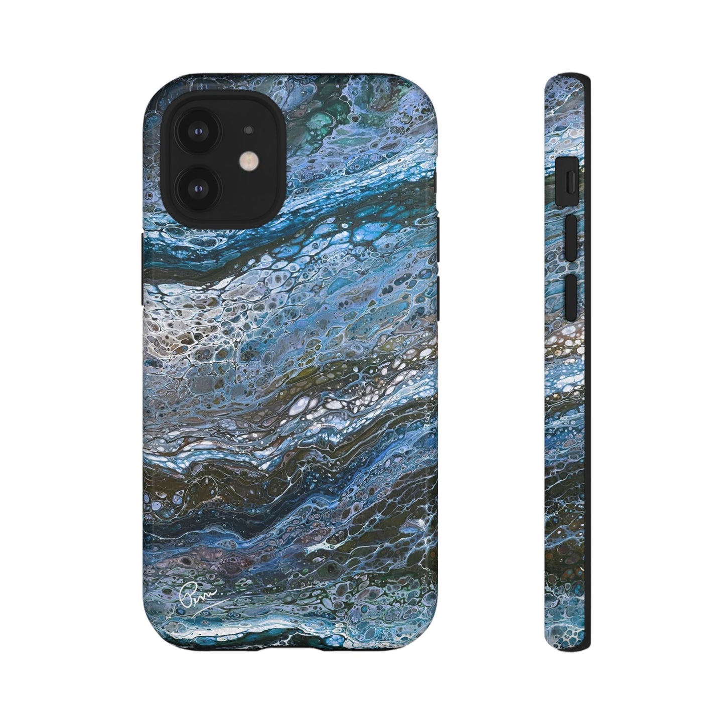 Blue Waves - Arty Tough Case iPhone