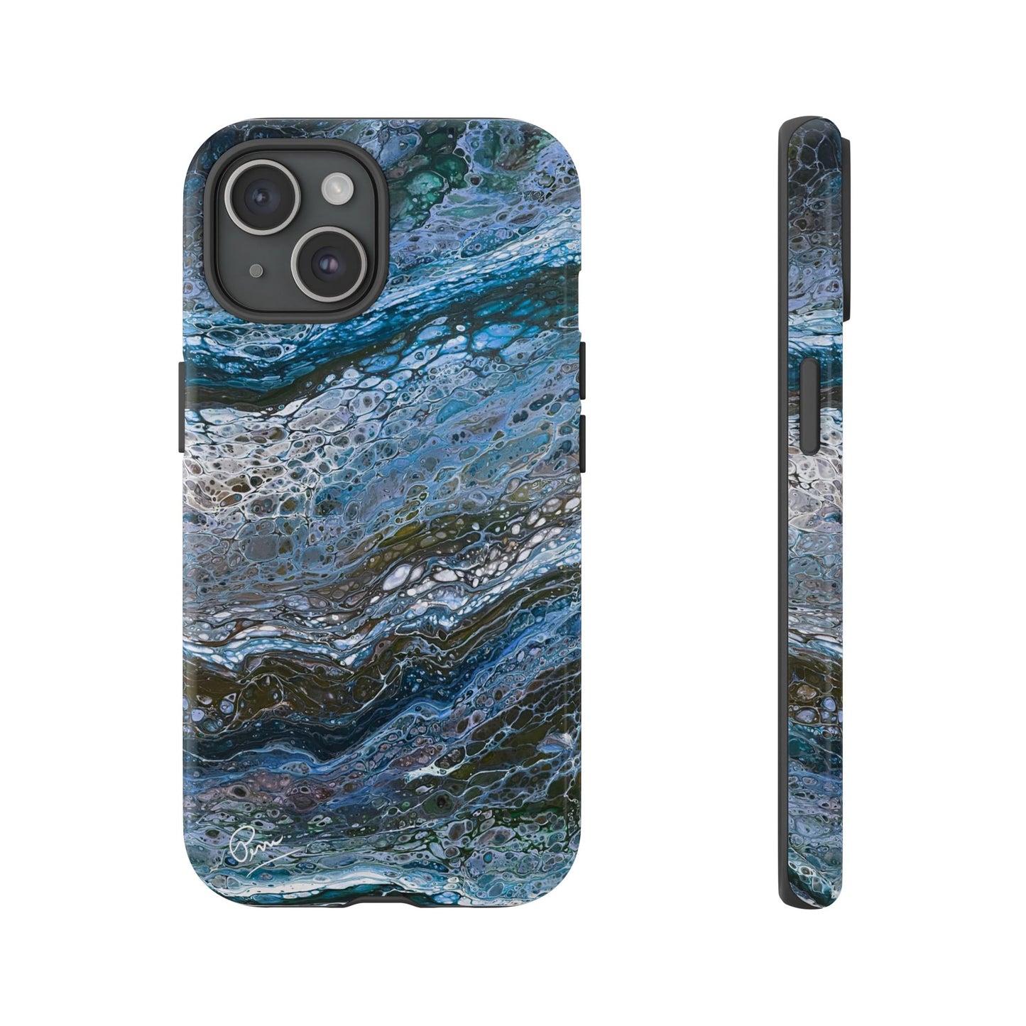 Blue Waves - Arty Tough Case iPhone
