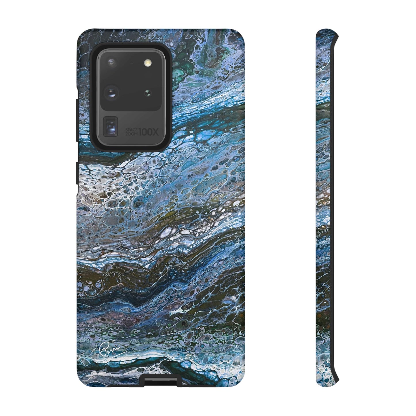 Blue Waves - Arty Tough Case iPhone