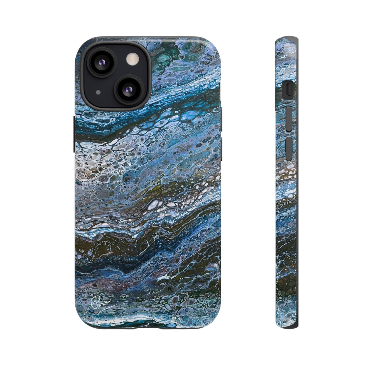 Blue Waves - Arty Tough Case iPhone
