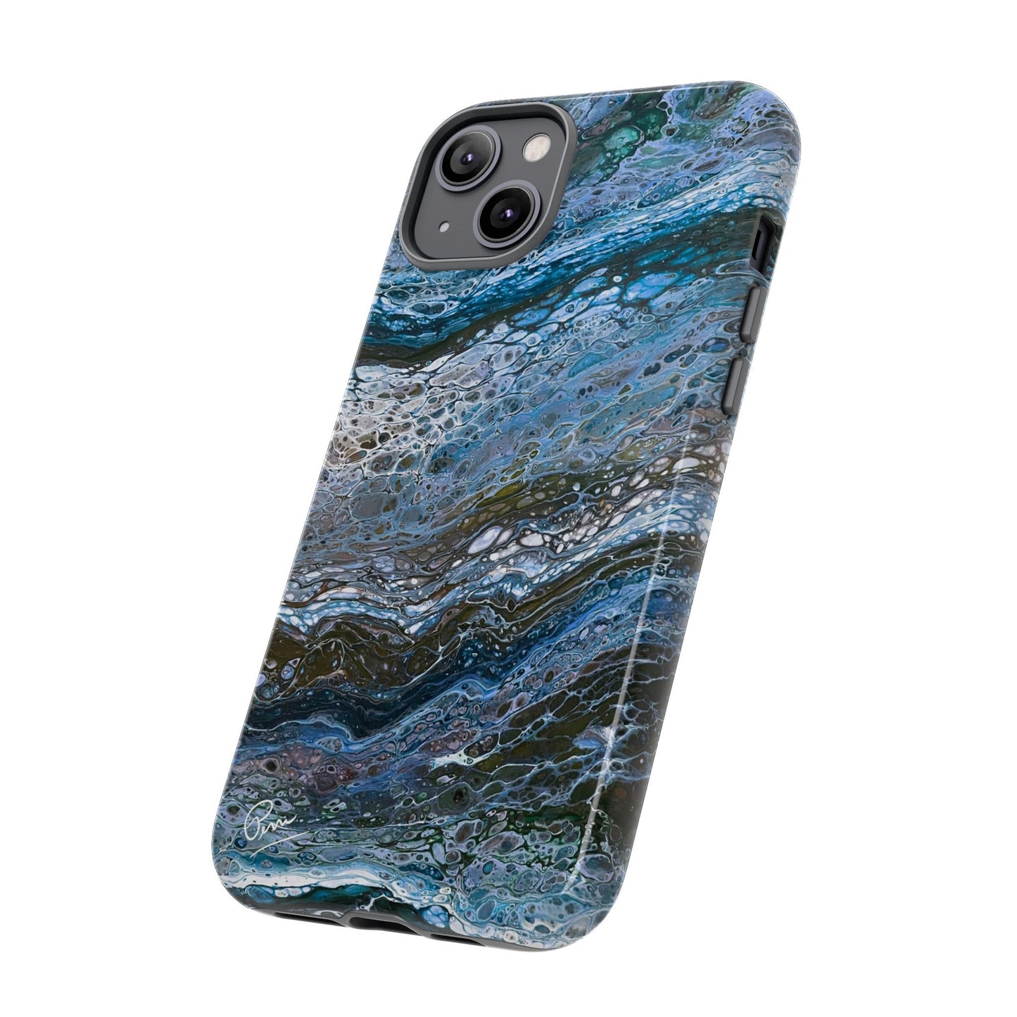 Blue Waves - Arty Tough Case iPhone