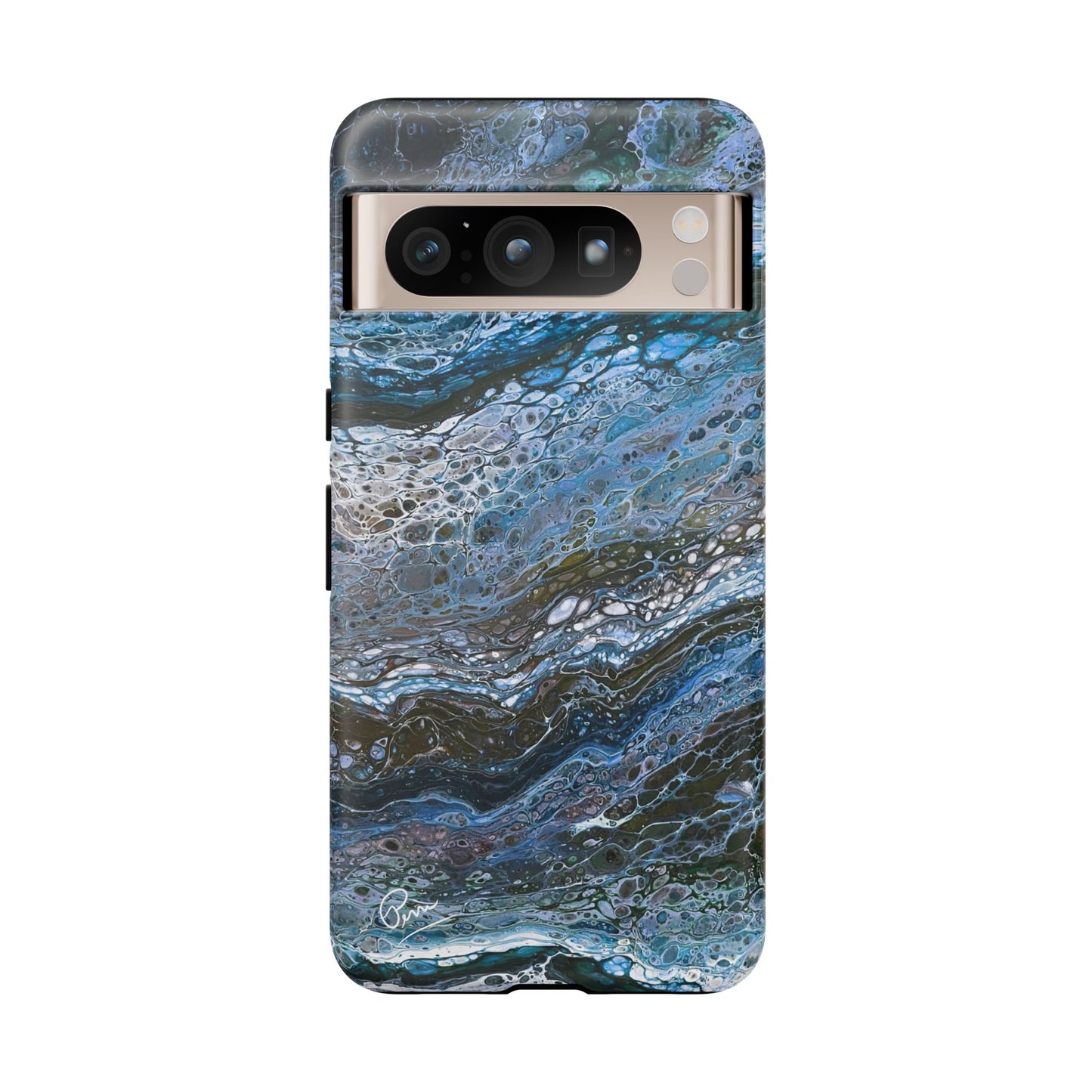 Blue Waves - Arty Tough Case iPhone