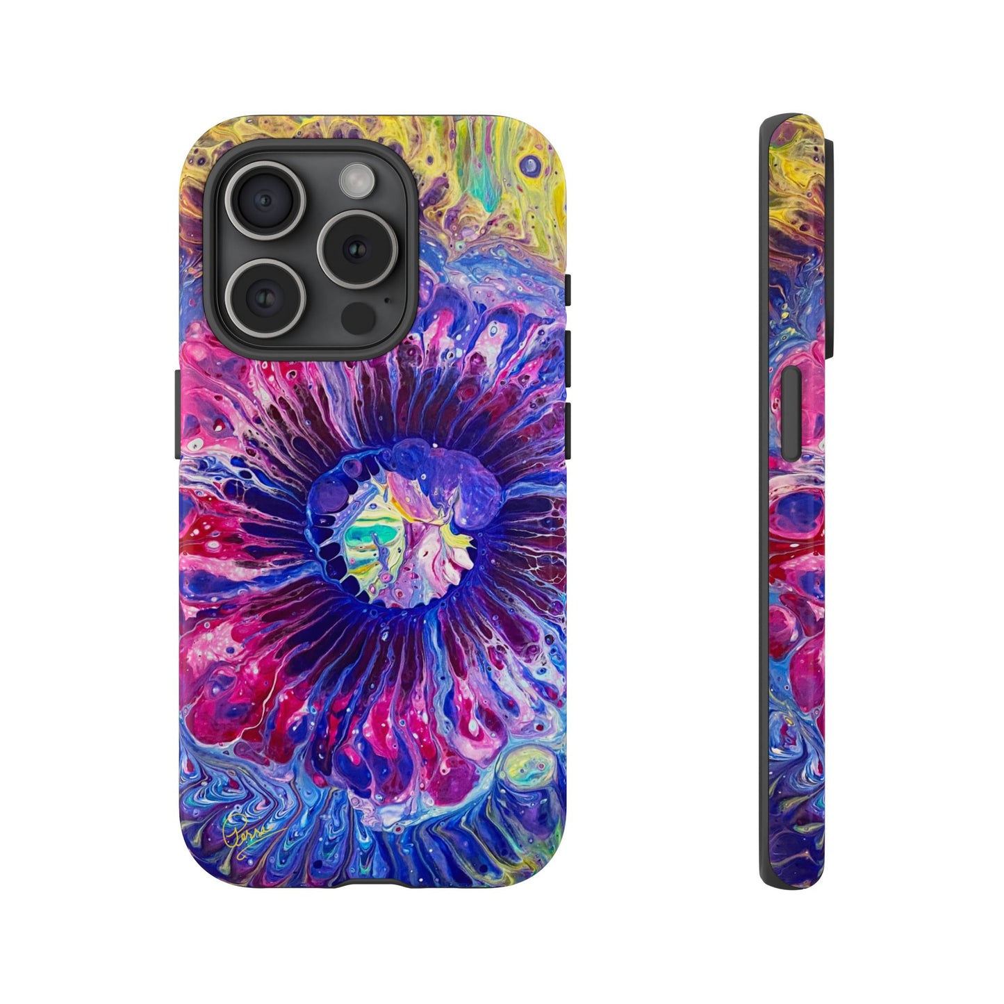 Psychedelia Flower - Arty Tough Case iPhone