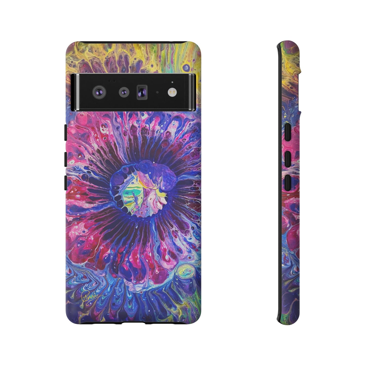 Psychedelia Flower - Arty Tough Case iPhone
