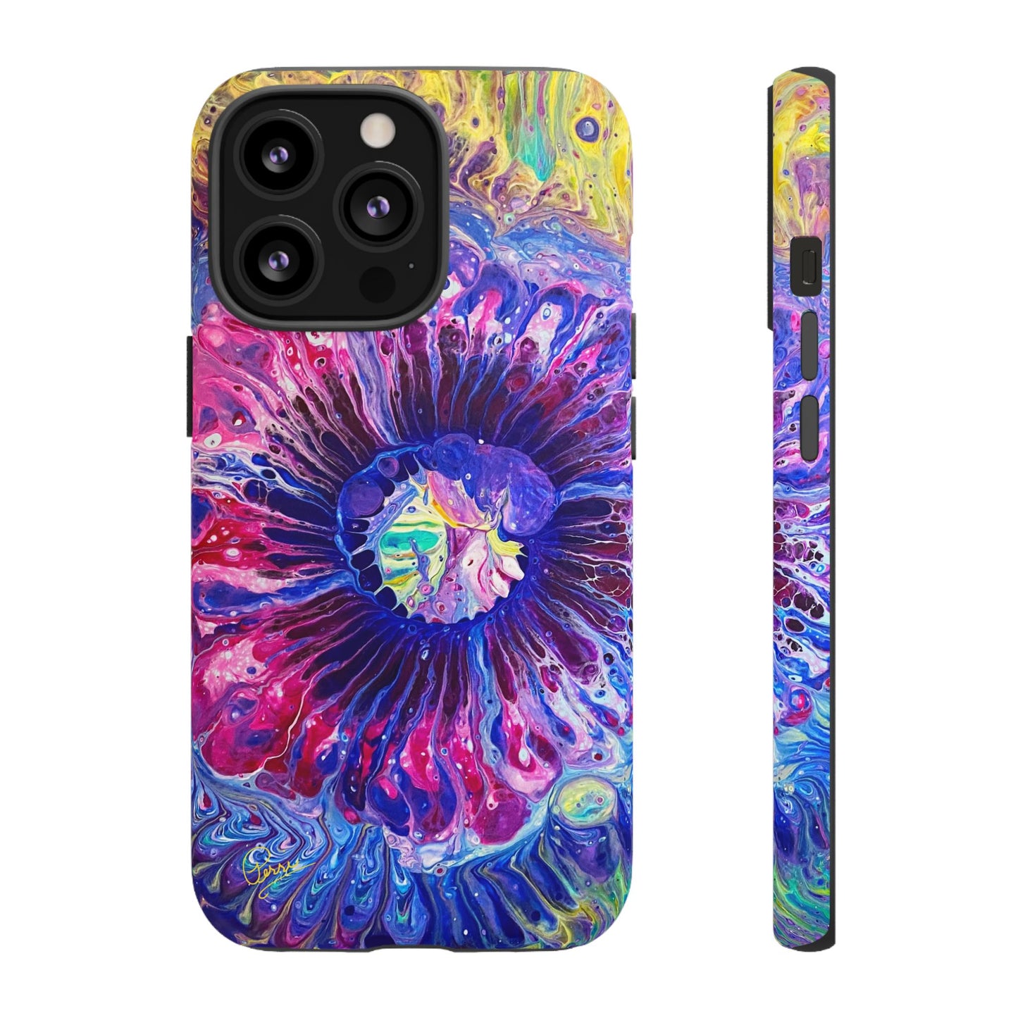 Psychedelia Flower - Arty Tough Case iPhone