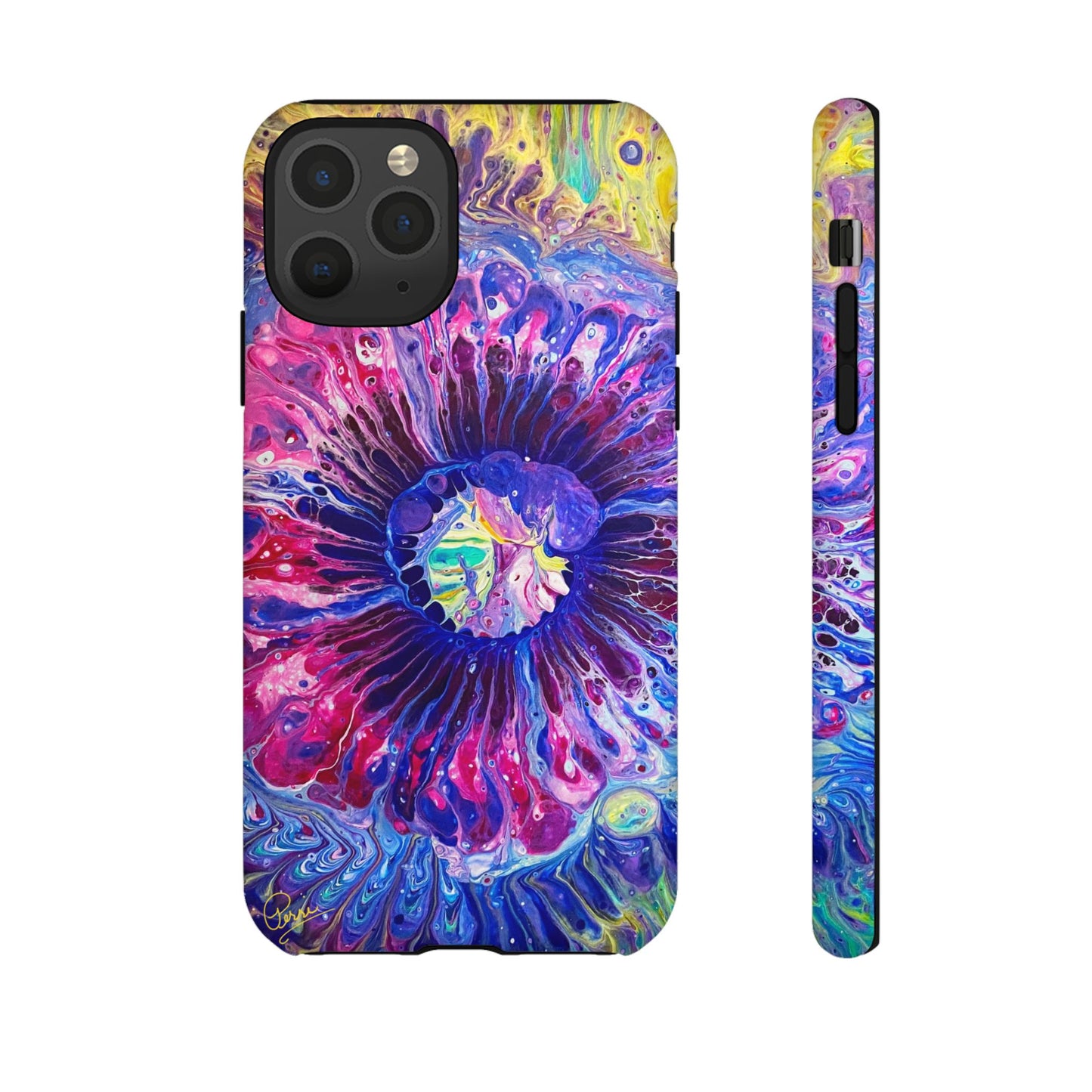 Psychedelia Flower - Arty Tough Case iPhone