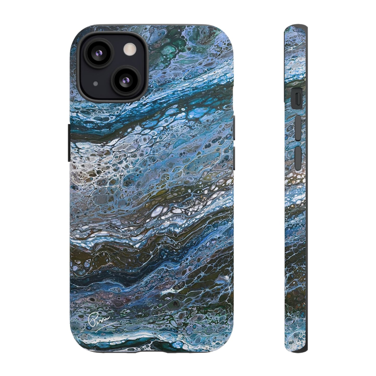 Blue Waves - Arty Tough Case iPhone