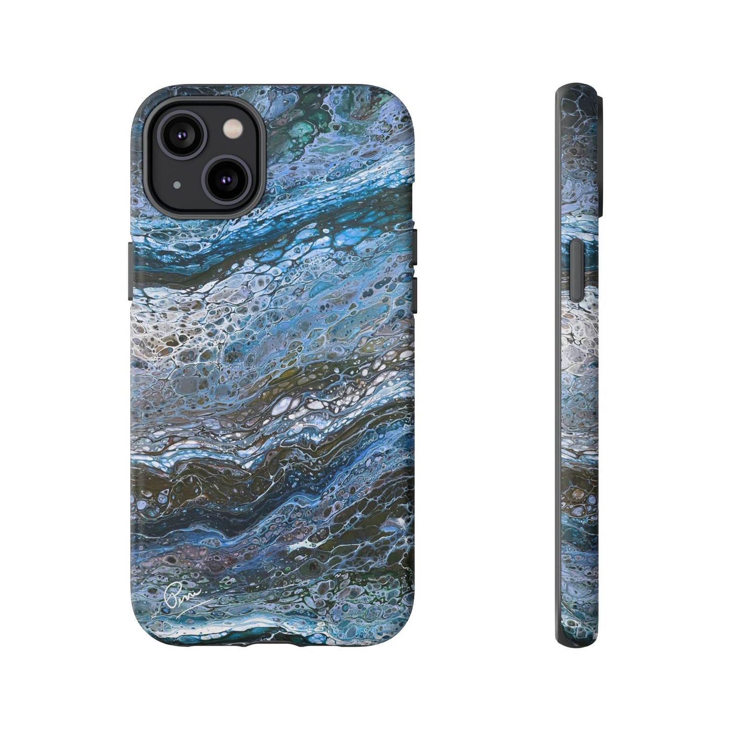 Blue Waves - Arty Tough Case iPhone