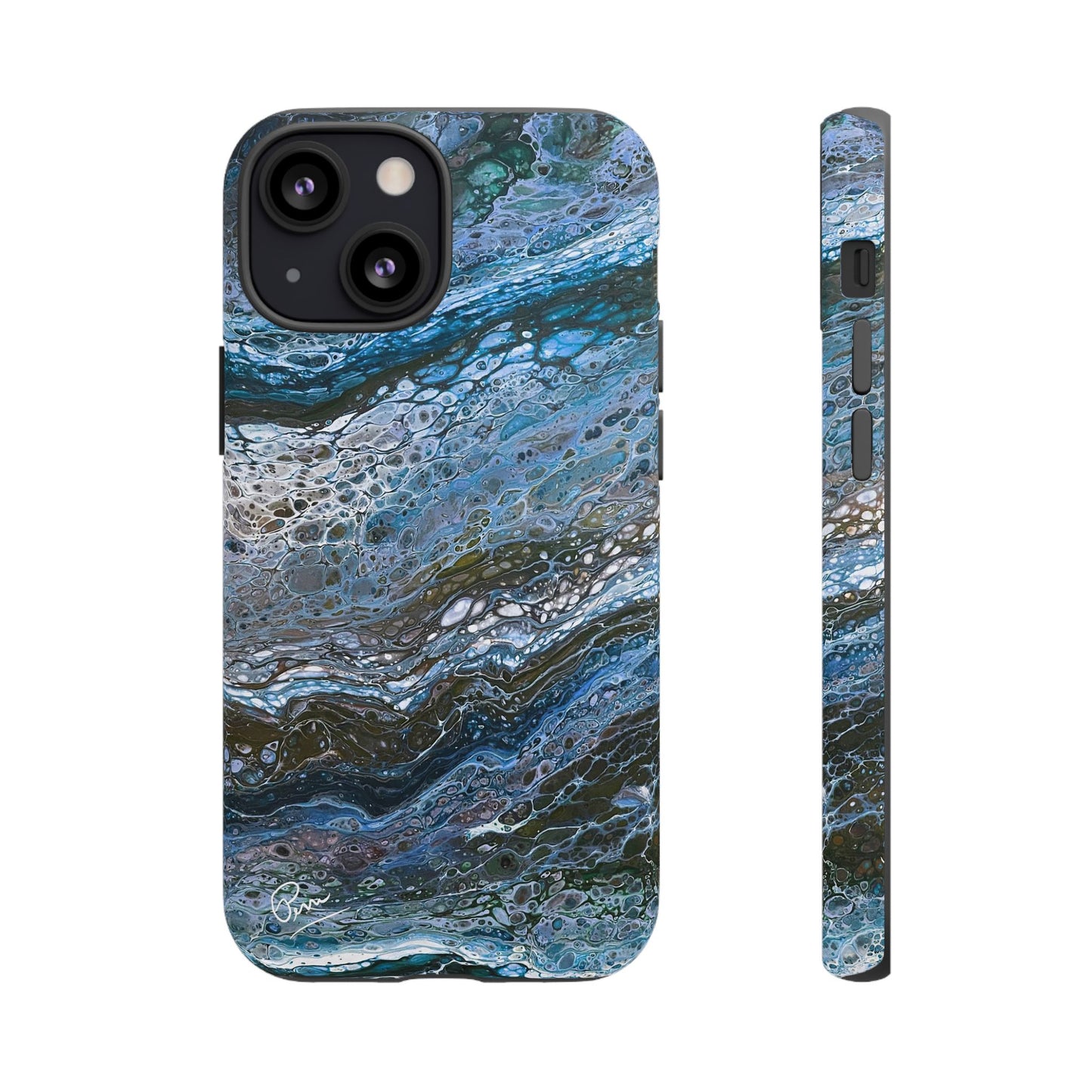 Blue Waves - Arty Tough Case iPhone