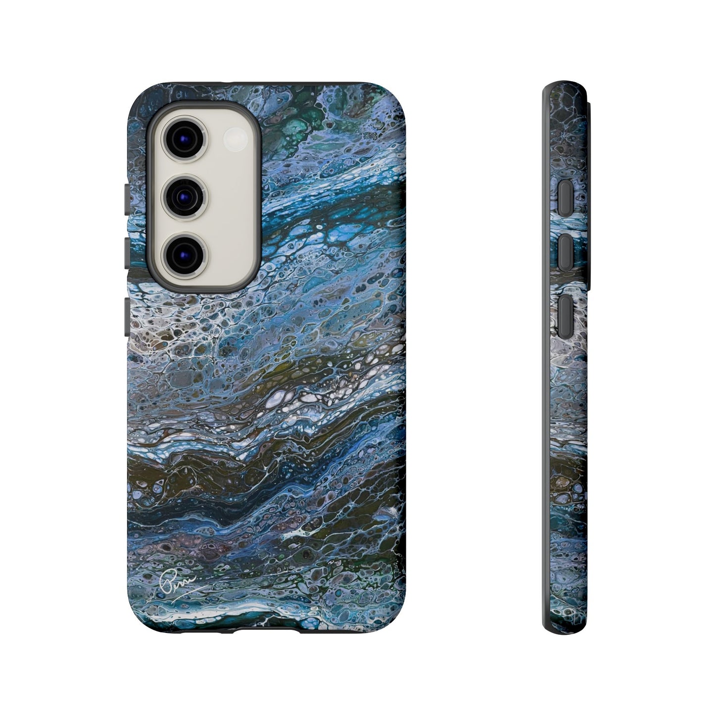 Blue Waves - Arty Tough Case iPhone