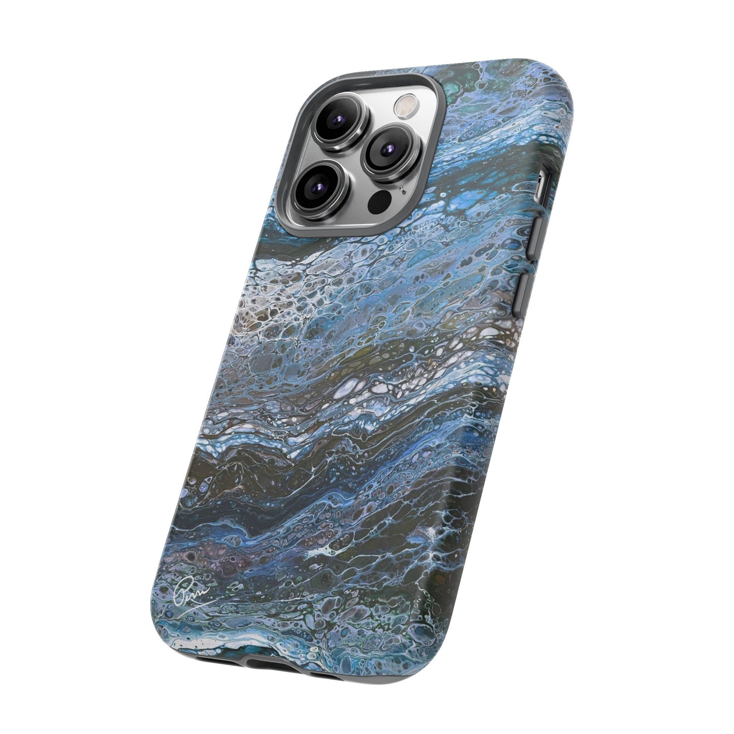 Blue Waves - Arty Tough Case iPhone