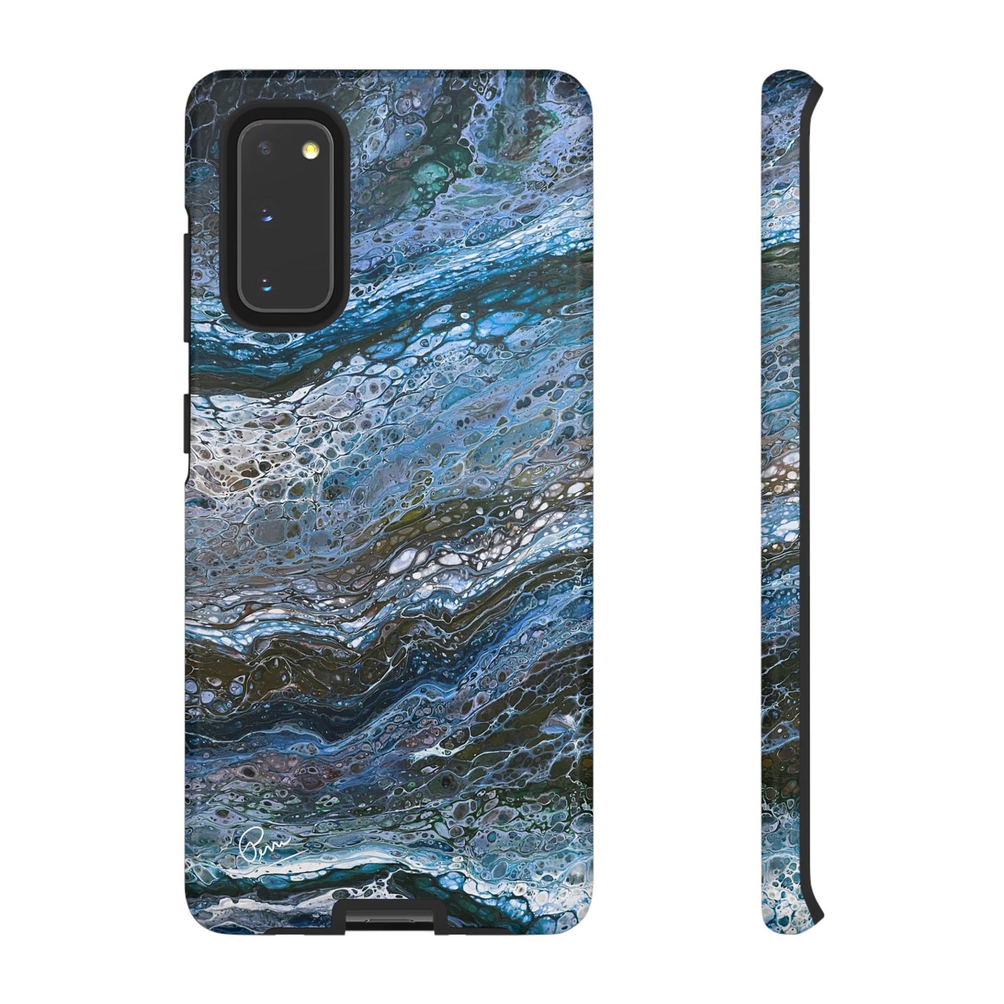 Blue Waves - Arty Tough Case iPhone