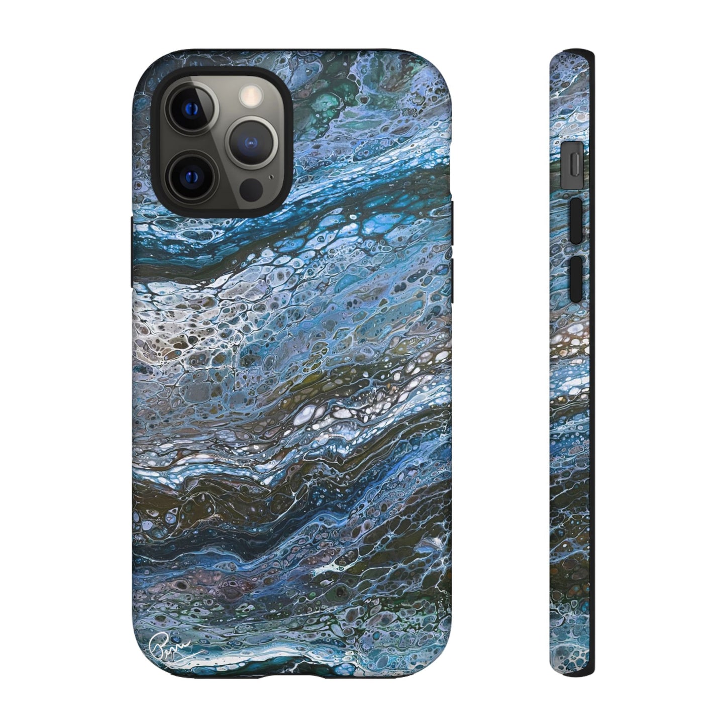 Blue Waves - Arty Tough Case iPhone