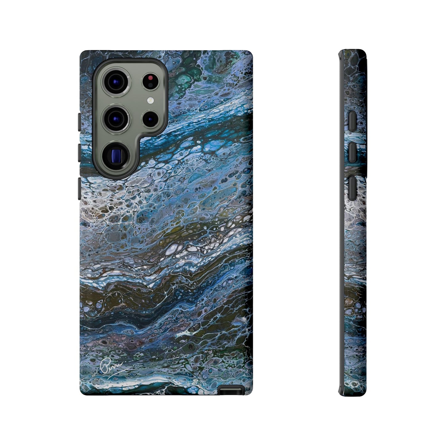 Blue Waves - Arty Tough Case iPhone