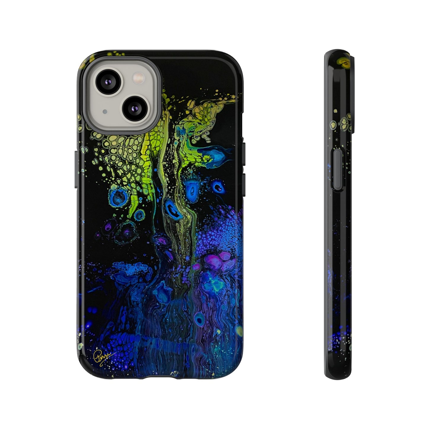 Day Glow Giraffe - Arty Tough Case