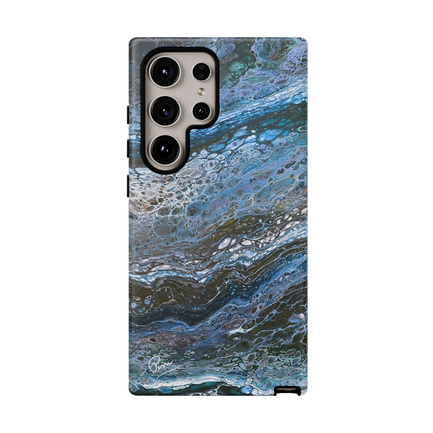 Blue Waves - Arty Tough Case iPhone