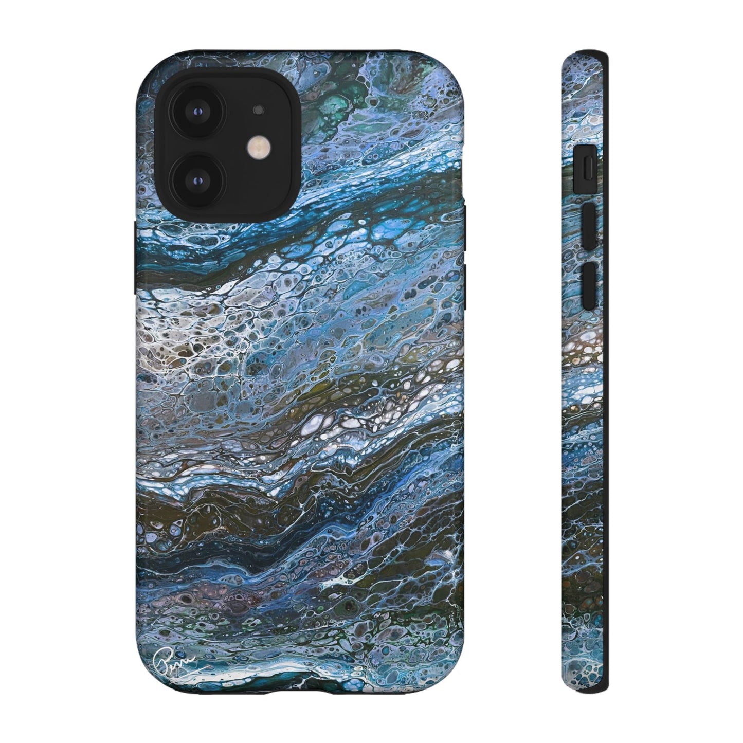 Blue Waves - Arty Tough Case iPhone