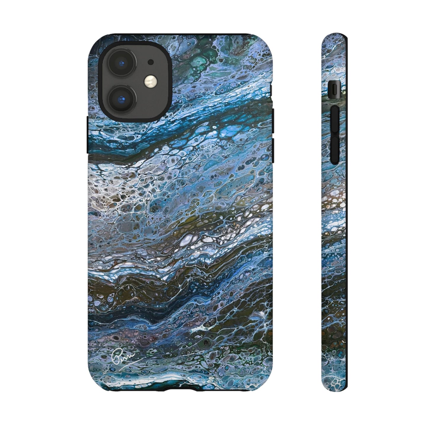Blue Waves - Arty Tough Case iPhone
