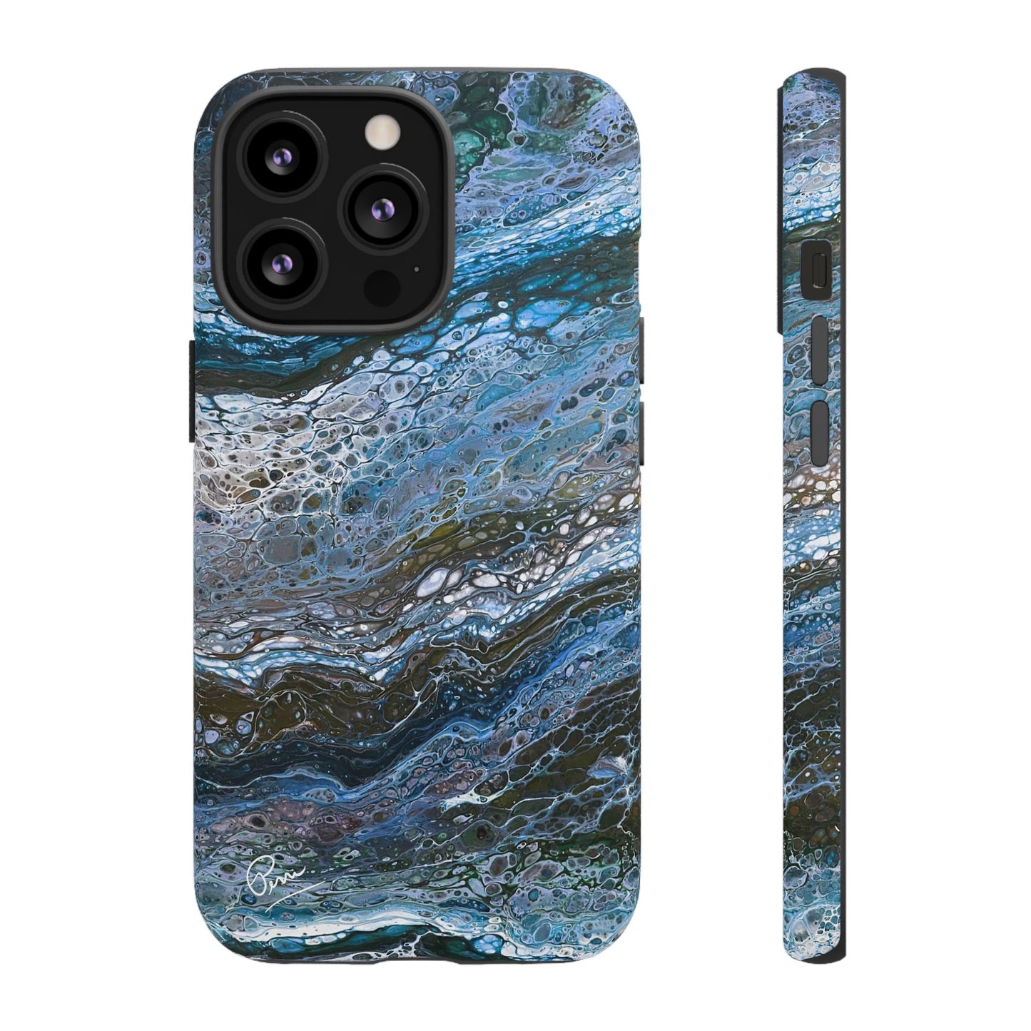 Blue Waves - Arty Tough Case iPhone