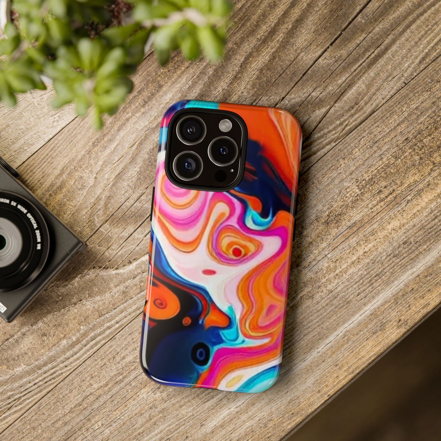 Dali Arty Phone Case – Surreal Swirls of Color