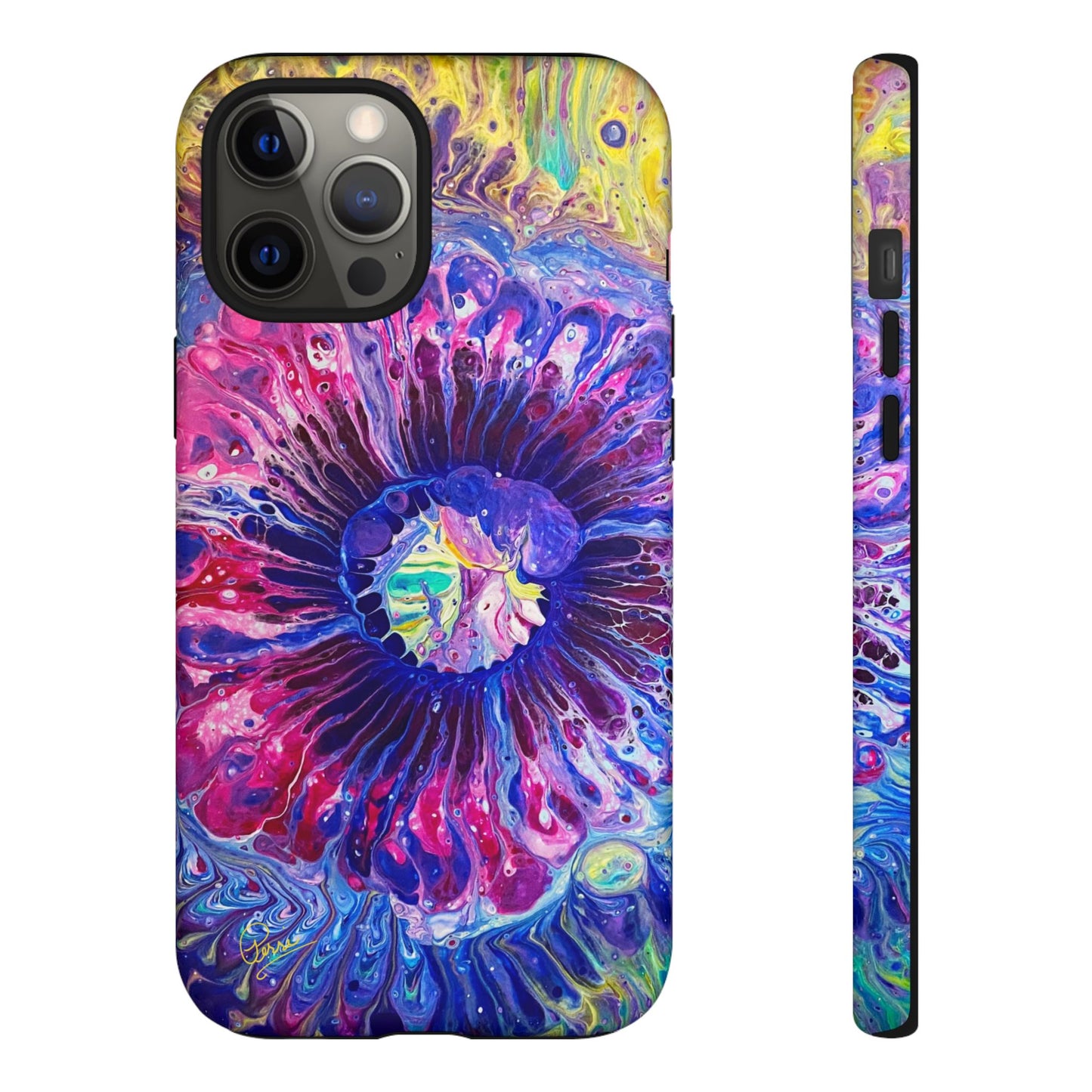 Psychedelia Flower - Arty Tough Case iPhone