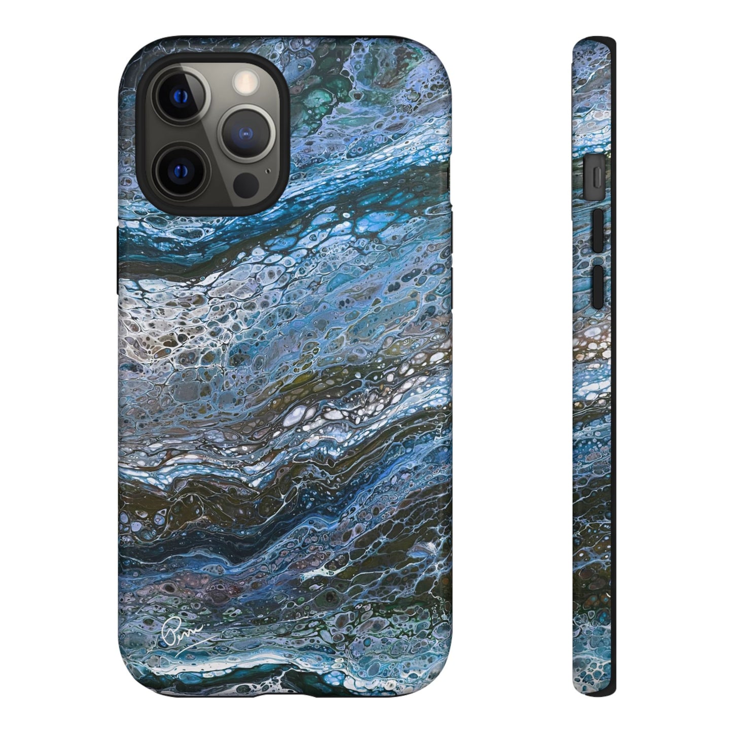 Blue Waves - Arty Tough Case iPhone