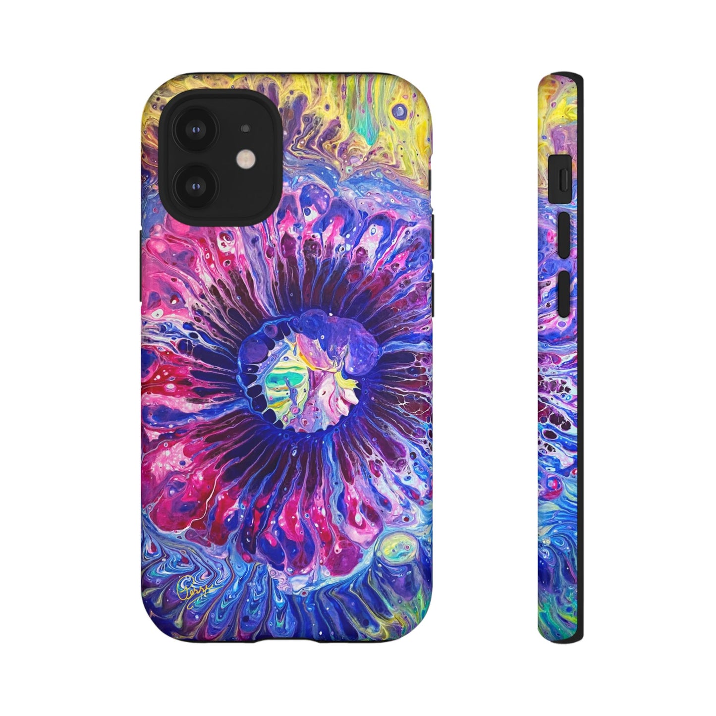 Psychedelia Flower - Arty Tough Case iPhone