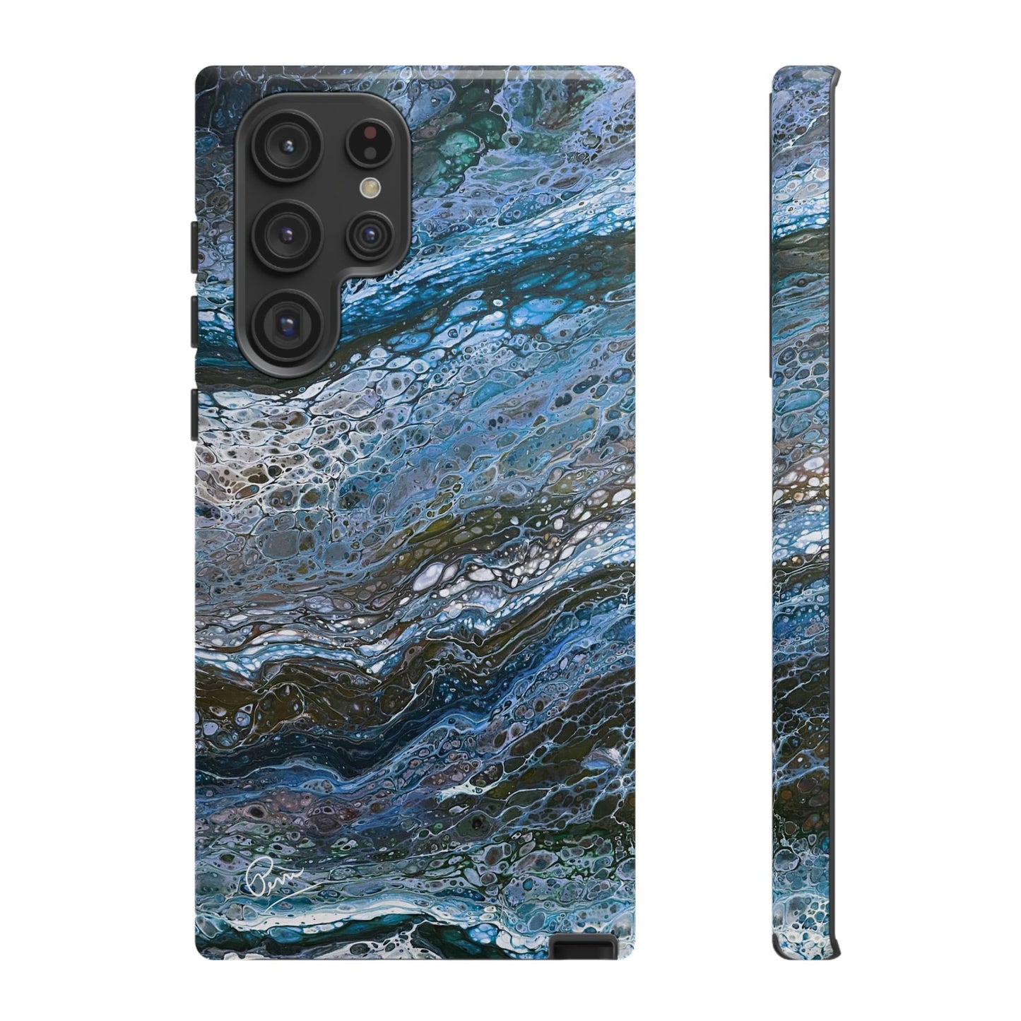 Blue Waves - Arty Tough Case iPhone