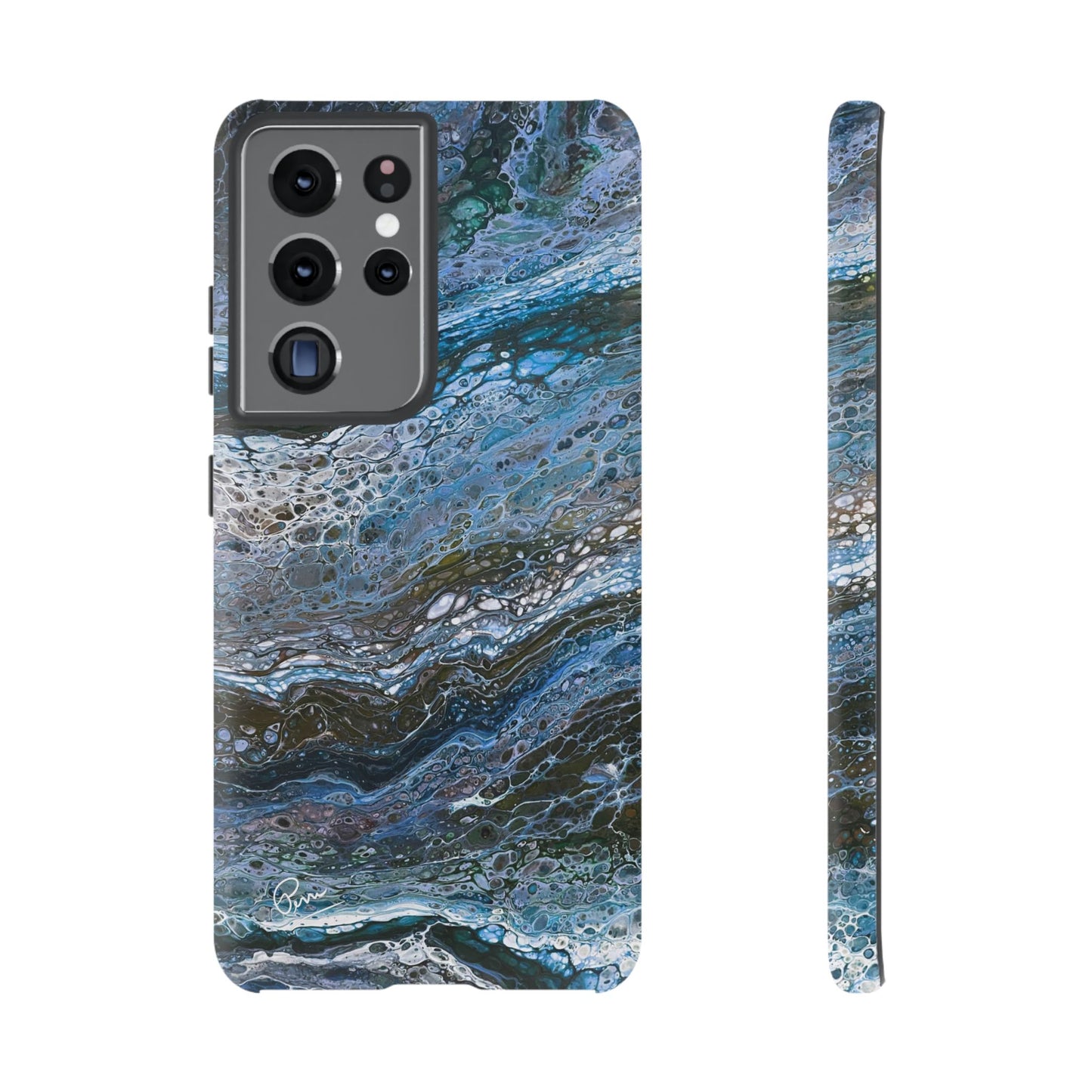 Blue Waves - Arty Tough Case iPhone