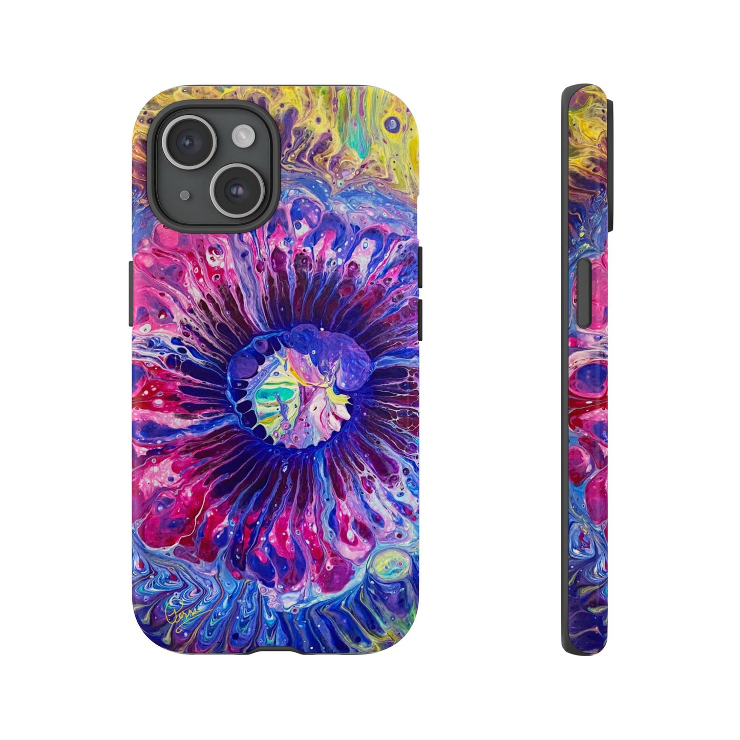 Psychedelia Flower - Arty Tough Case iPhone