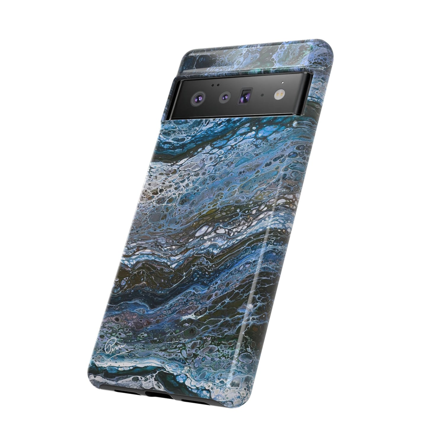 Blue Waves - Arty Tough Case iPhone