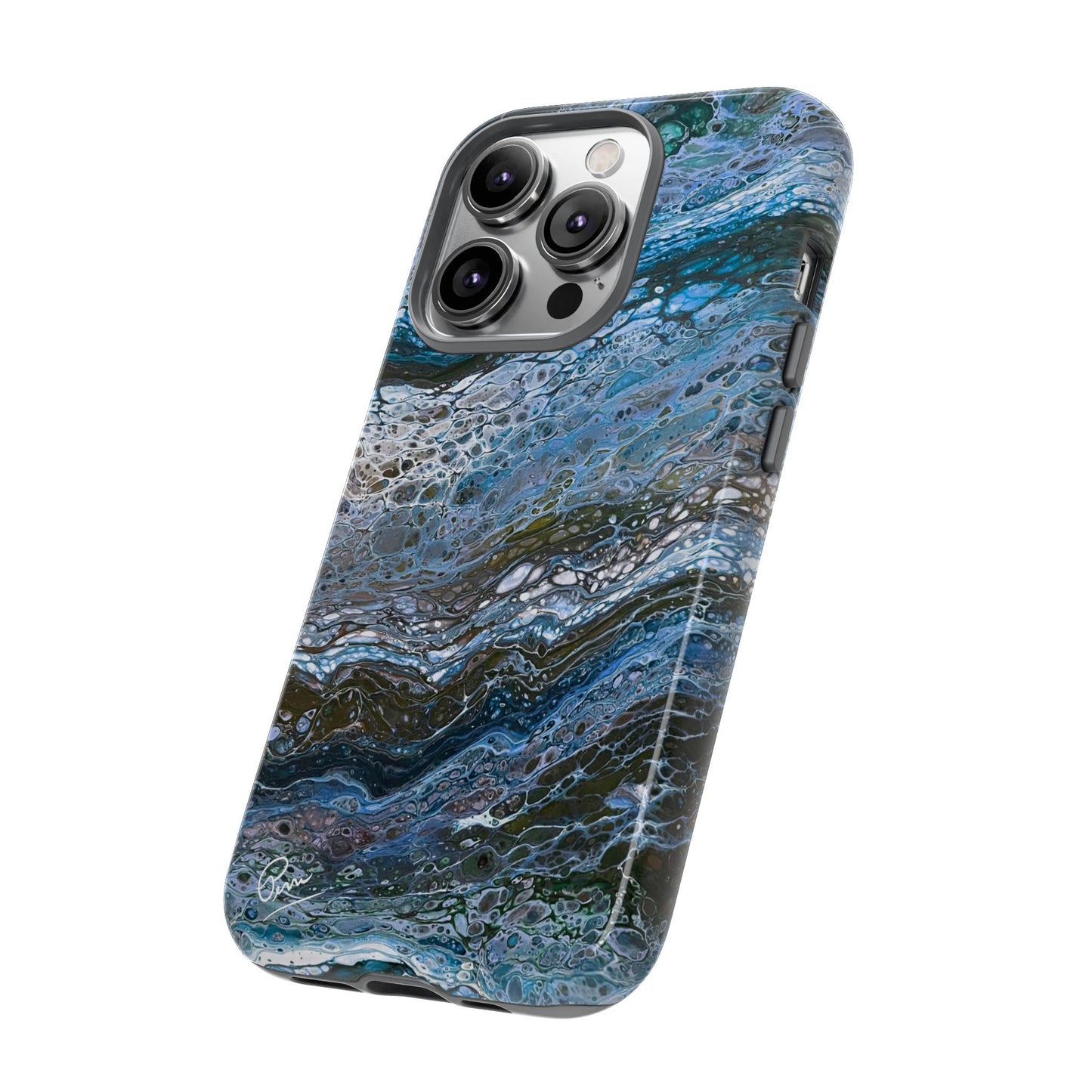 Blue Waves - Arty Tough Case iPhone