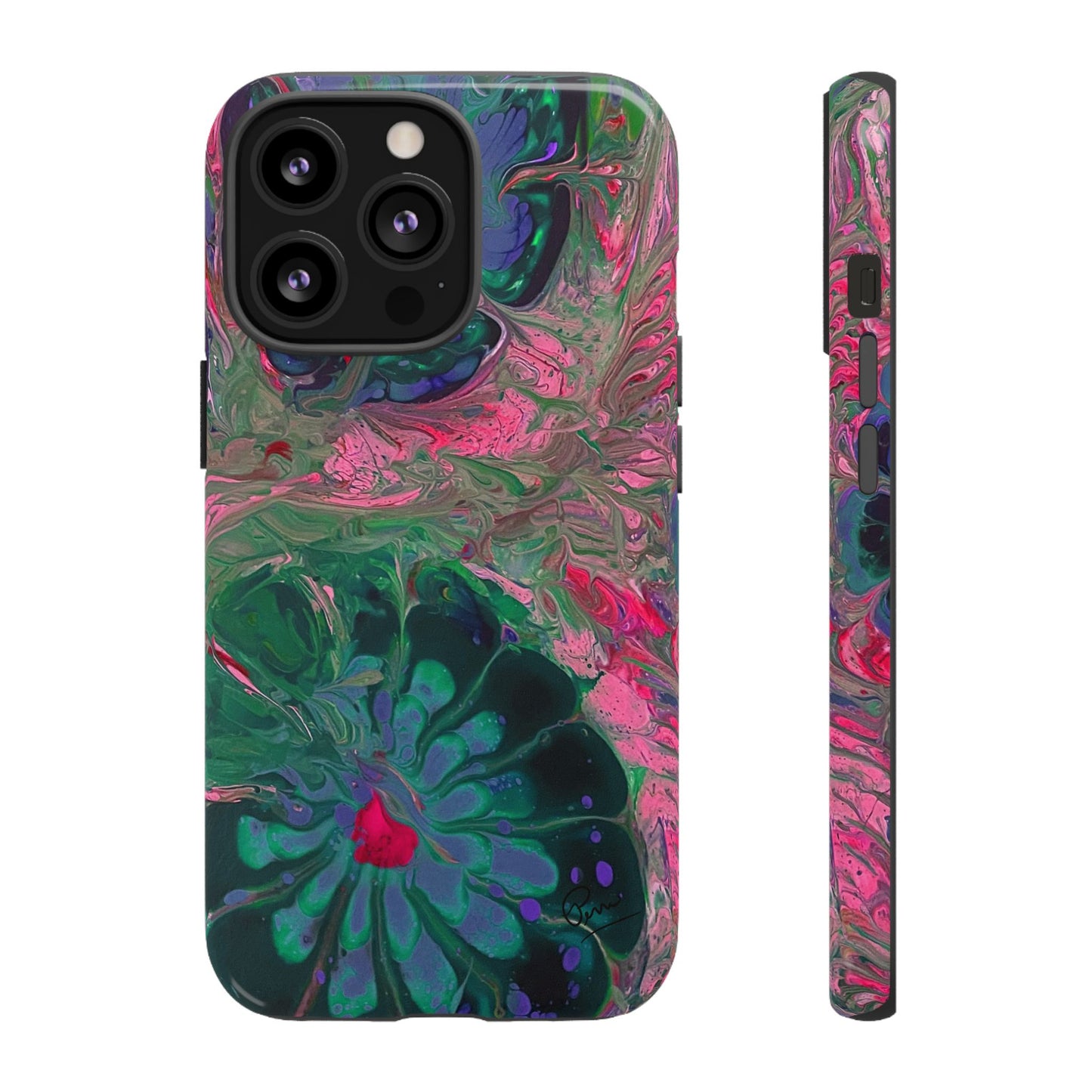 Pink Garden - Arty Tough Case iPhone