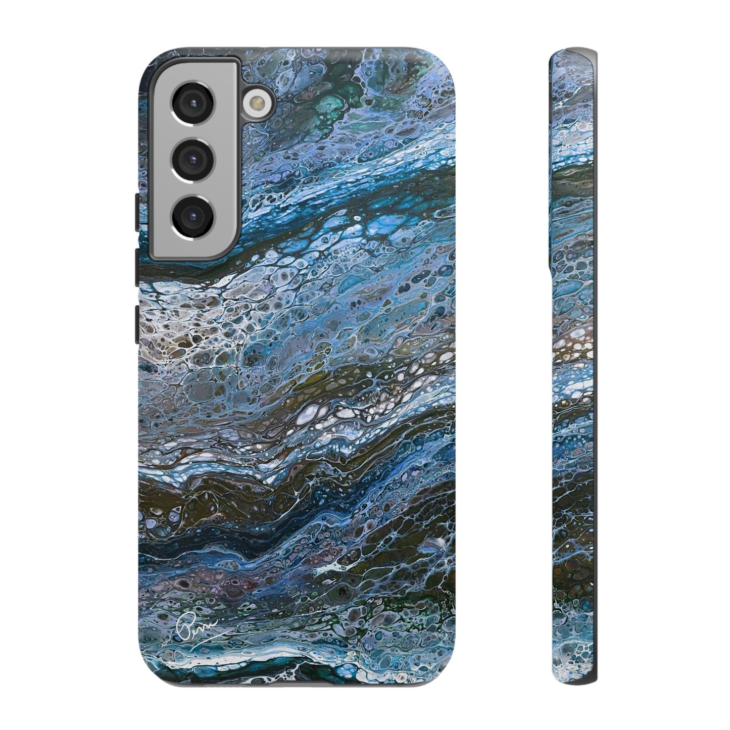 Blue Waves - Arty Tough Case iPhone